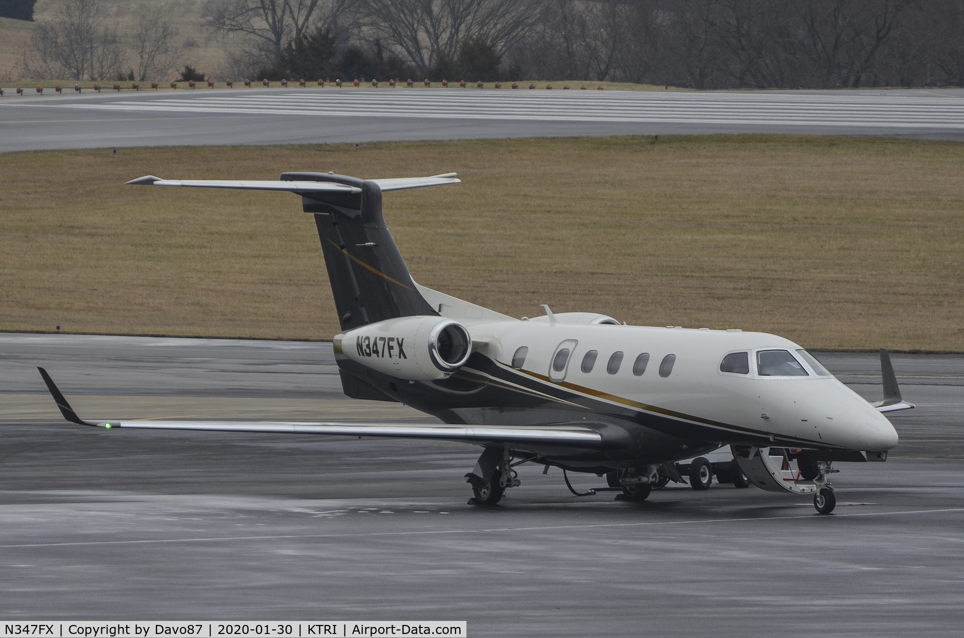 N347FX, 2012 Embraer EMB-505 Phenom 300 C/N 50500094, Parked at Tri-Cities Airport (KTRI) in East Tennessee.