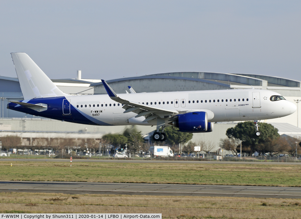 F-WWIM, 2020 Airbus A320-271N C/N 9497, C/n 9497 - To be SX-NEA