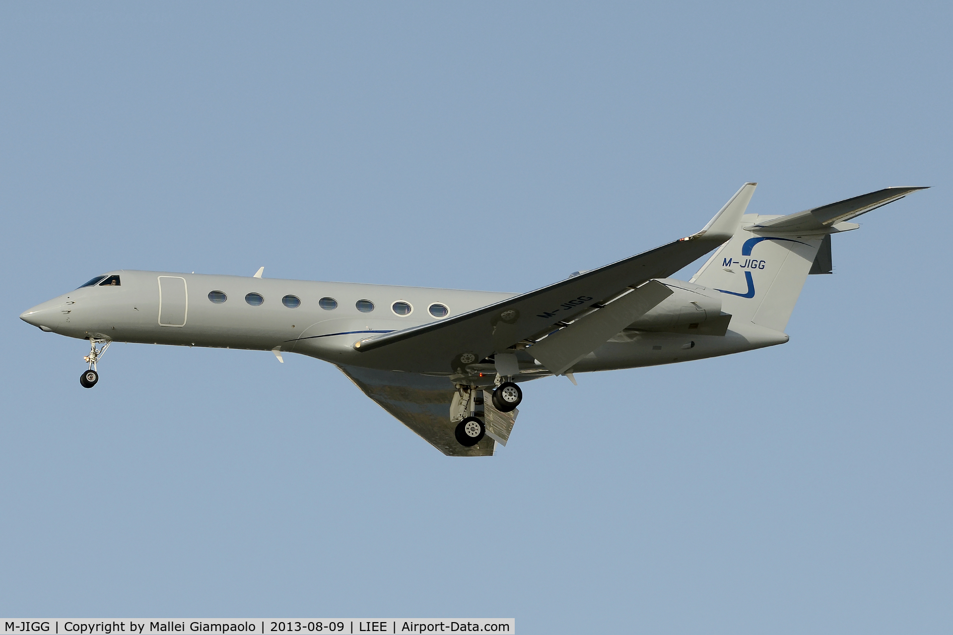 M-JIGG, 2011 Gulfstream Aerospace GV-SP (G550) C/N 5346, M-JIGG
