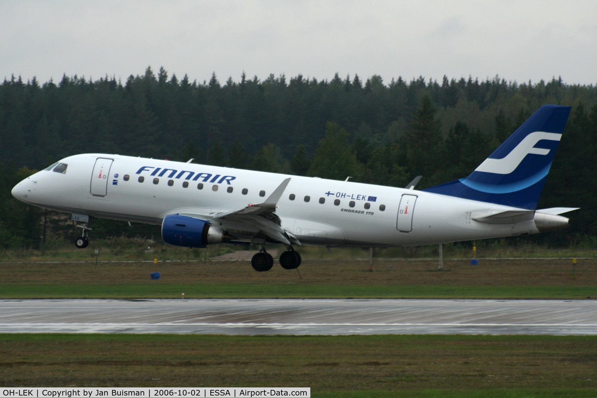 OH-LEK, 2006 Embraer 170ST (ERJ-170-100ST) C/N 17000127, Finnair