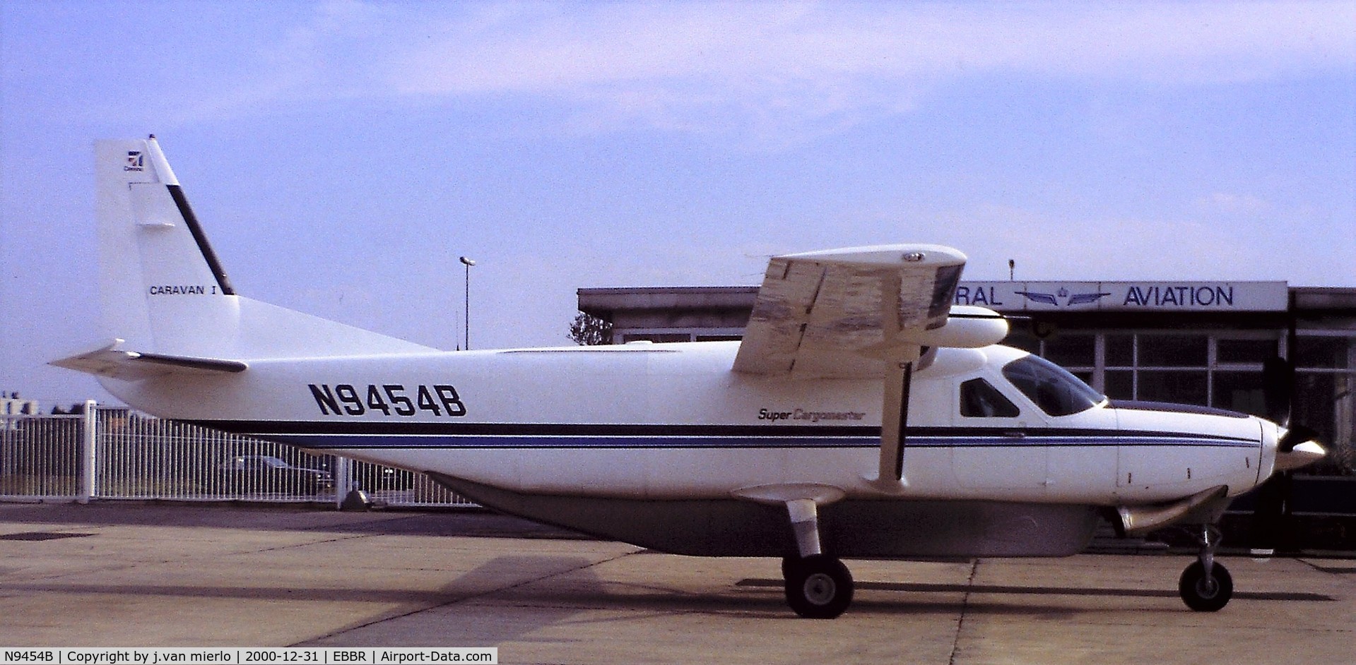 N9454B, 1988 Cessna 208B Grand Caravan C/N 208B0072, Brussels G.A.