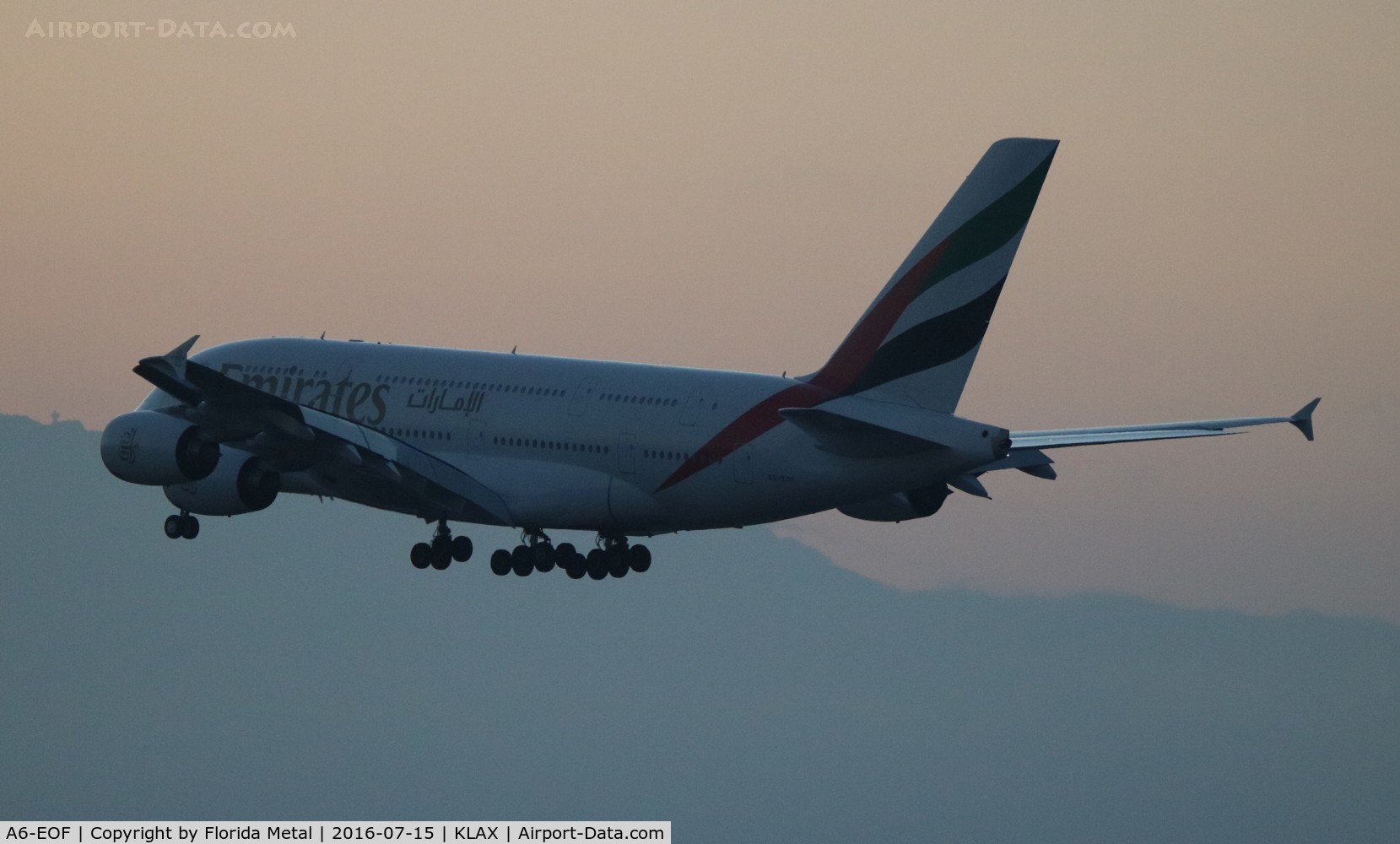 A6-EOF, 2014 Airbus A380-861 C/N 171, LAX spotting
