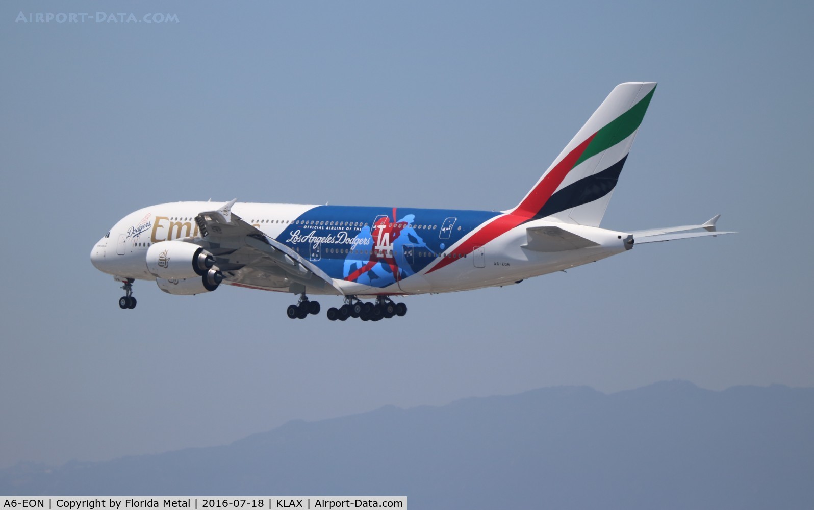A6-EON, 2015 Airbus A380-861 C/N 188, LAX spotting