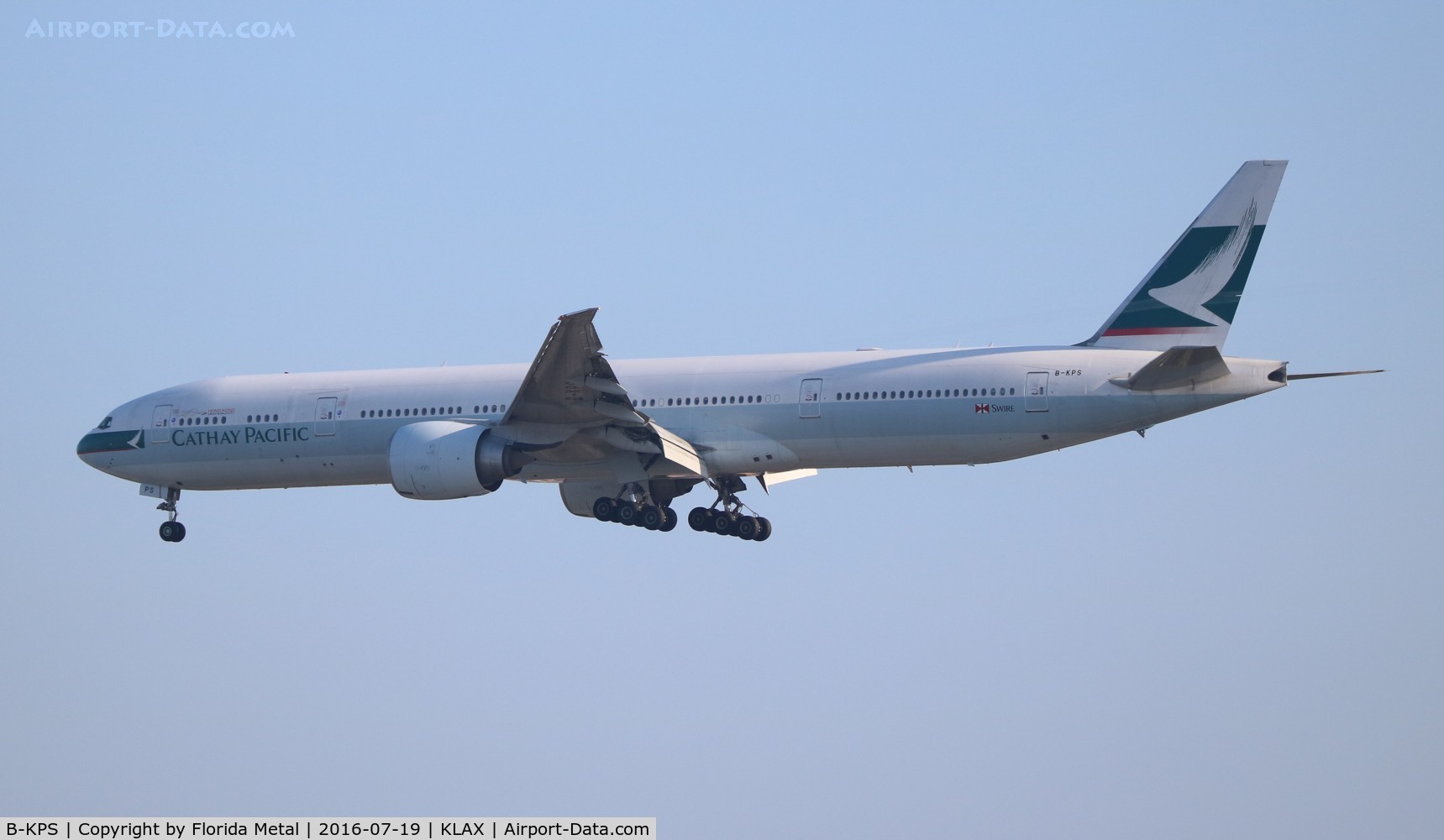 B-KPS, 2011 Boeing 777-367/ER C/N 39232, LAX 2016