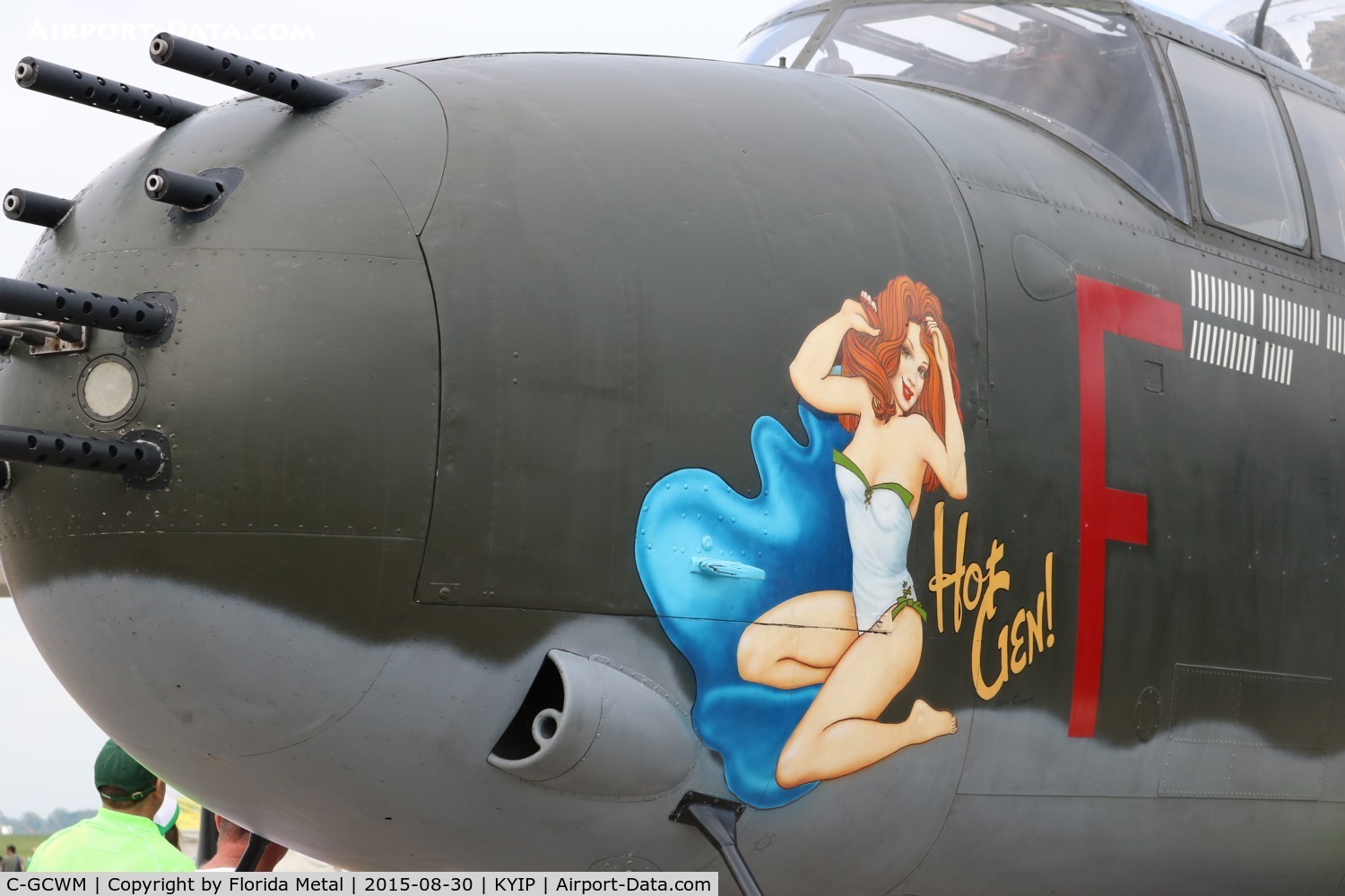 C-GCWM, 1945 North American B-25J Mitchell Mitchell C/N 108-47734, TOM 2015