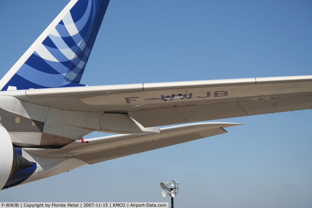 F-WWJB, 2006 Airbus A380-861 C/N 007, MCO 2007