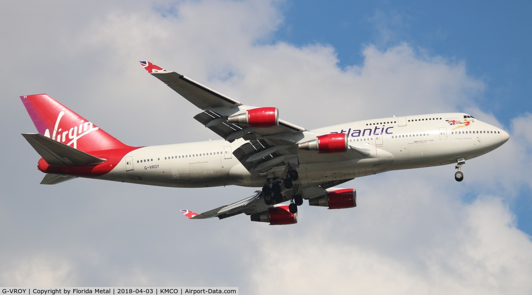 G-VROY, 2001 Boeing 747-443 C/N 32340, MCO 2018