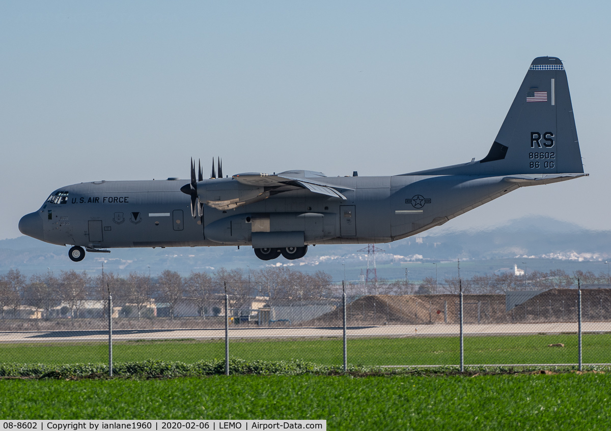 08-8602, 2008 Lockheed Martin C-130J-30 Super Hercules C/N 382-5611, At Moron Air Base