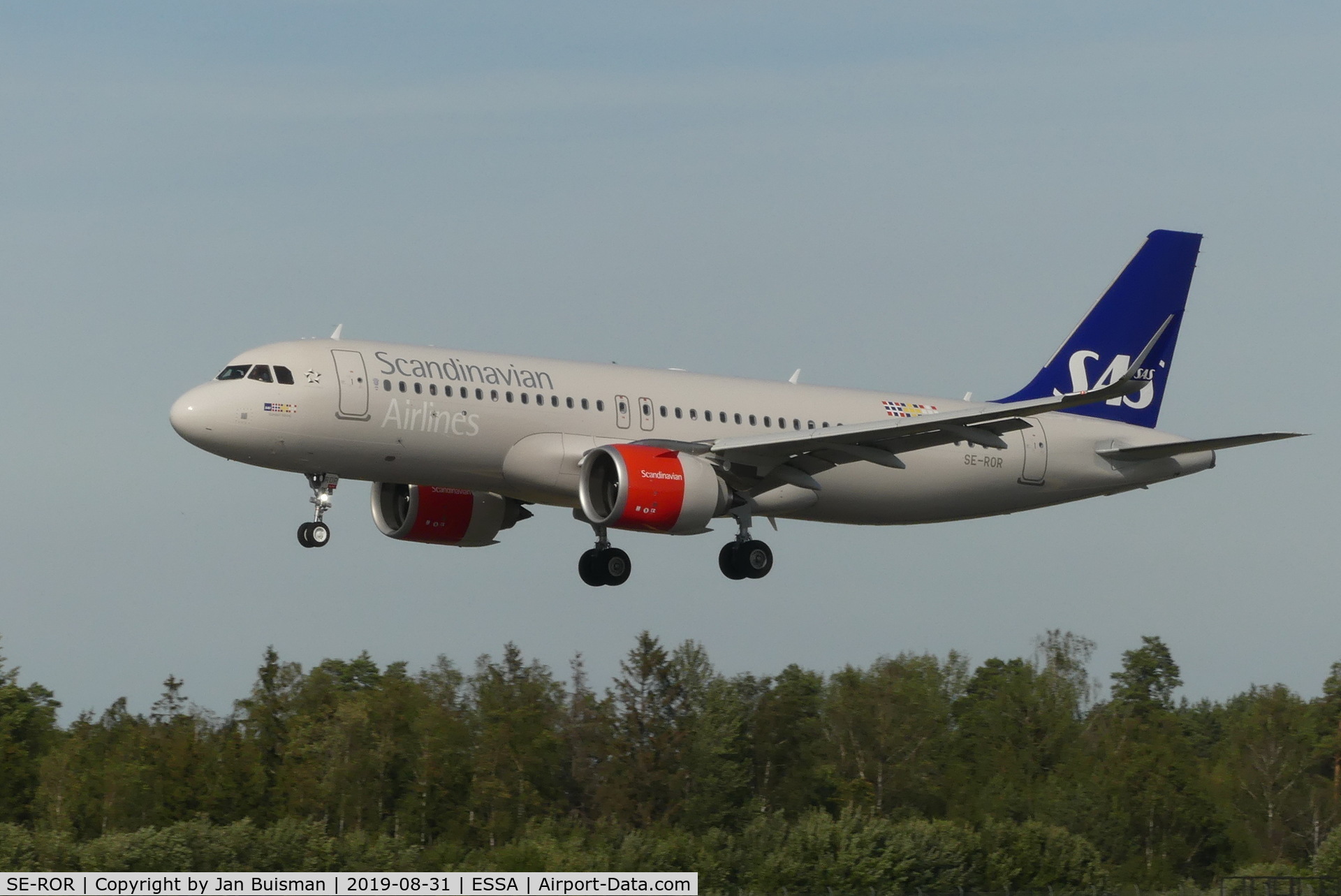 SE-ROR, 2019 Airbus A320-251N C/N 8949, SAS