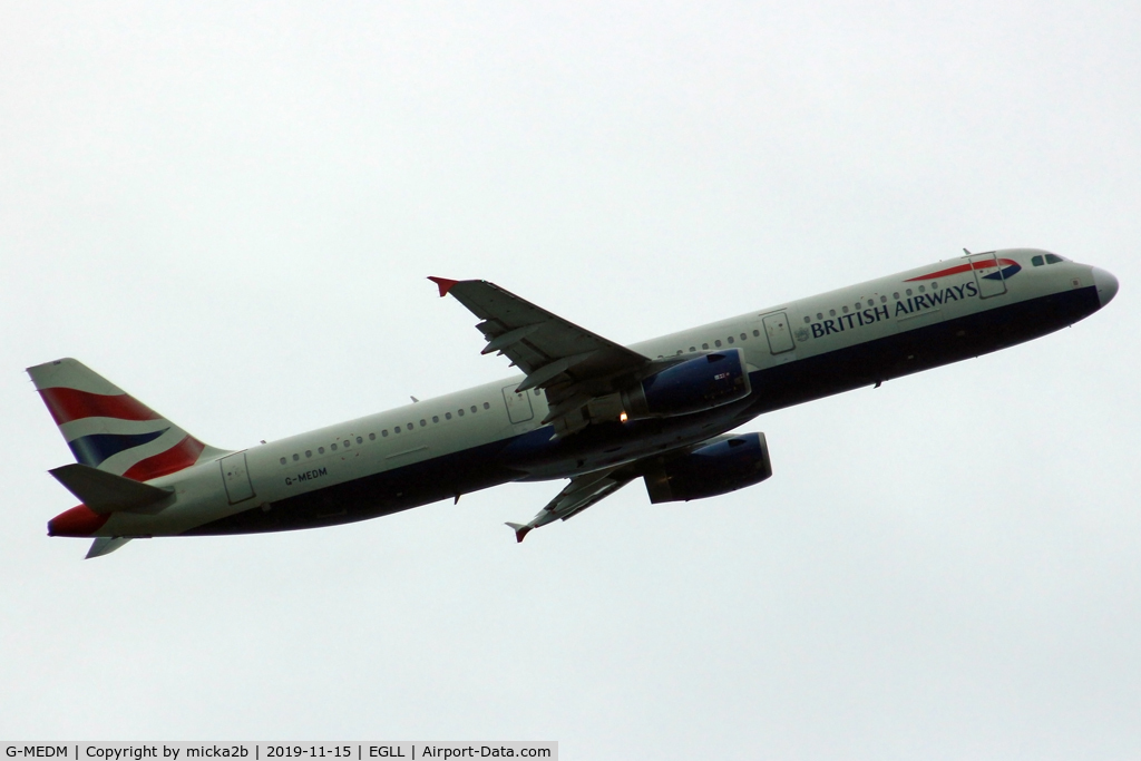 G-MEDM, 2006 Airbus A321-231 C/N 2799, Take off