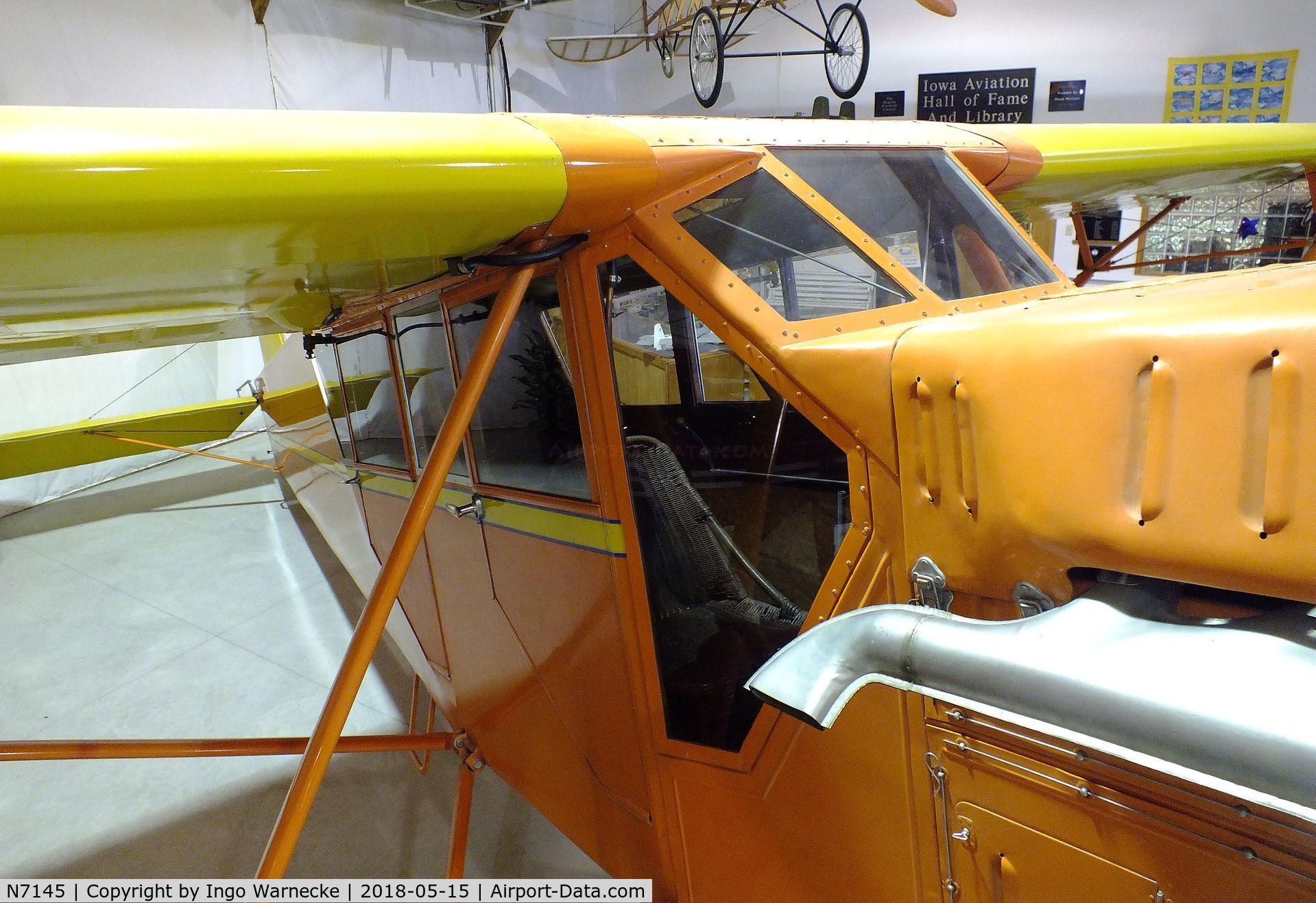 N7145, 1928 Curtiss-Wright Robin C/N 6, Curtiss-Wright Robin at the Iowa Aviation Museum, Greenfield IA