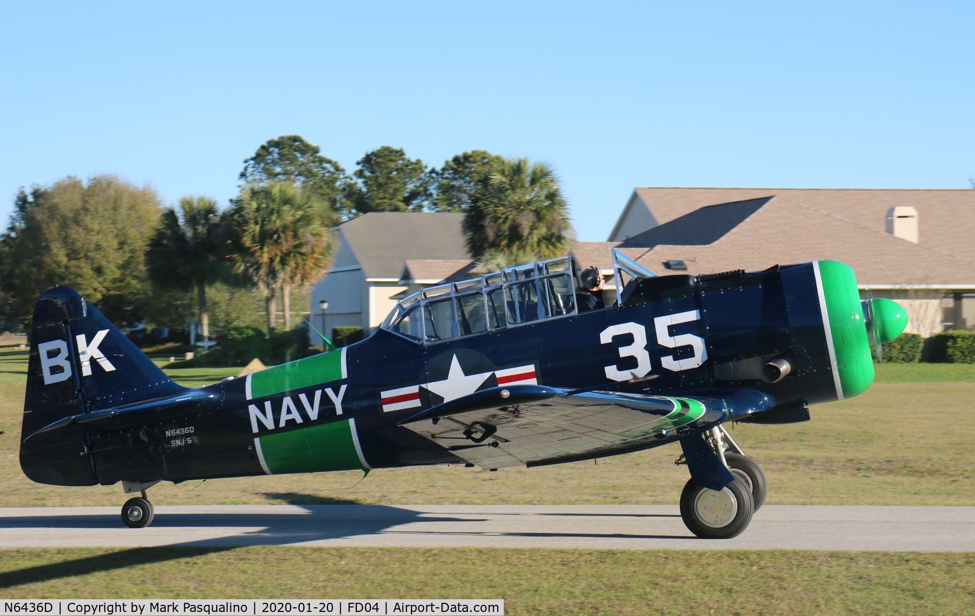 N6436D, 1958 North American SNJ-5 Texan C/N 88-16388, North American SNJ-5