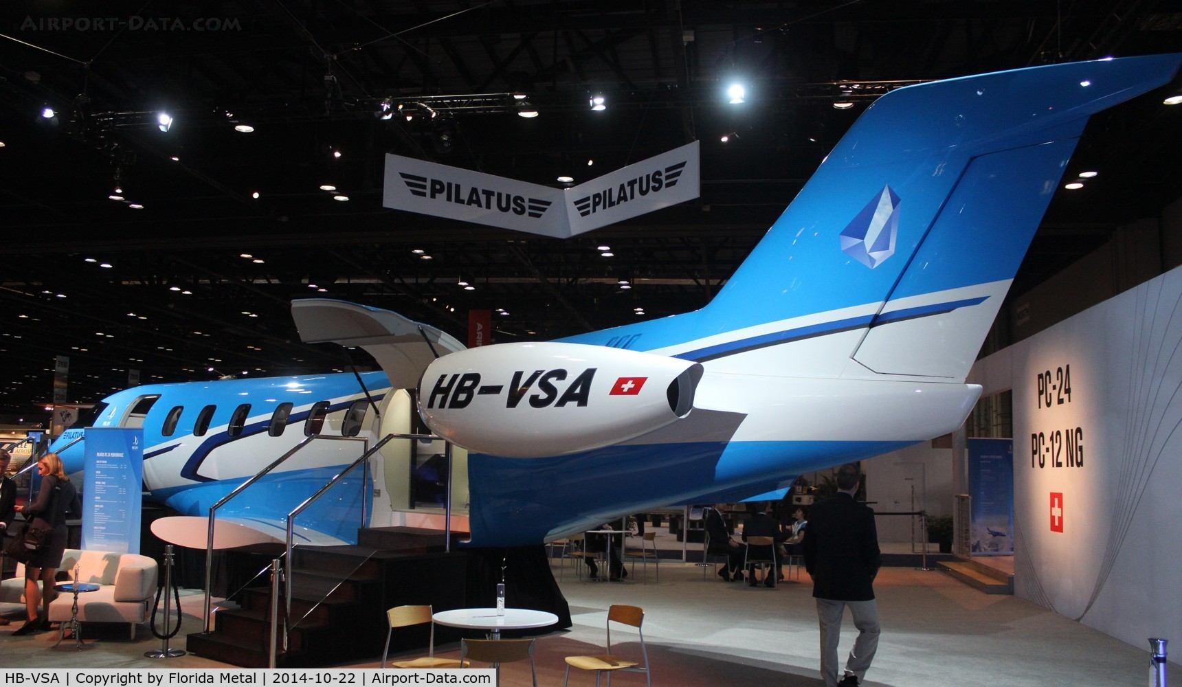 HB-VSA, 2013 Pilatus PC-24 (Prototype mock-up) C/N 01, NBAA 2014
