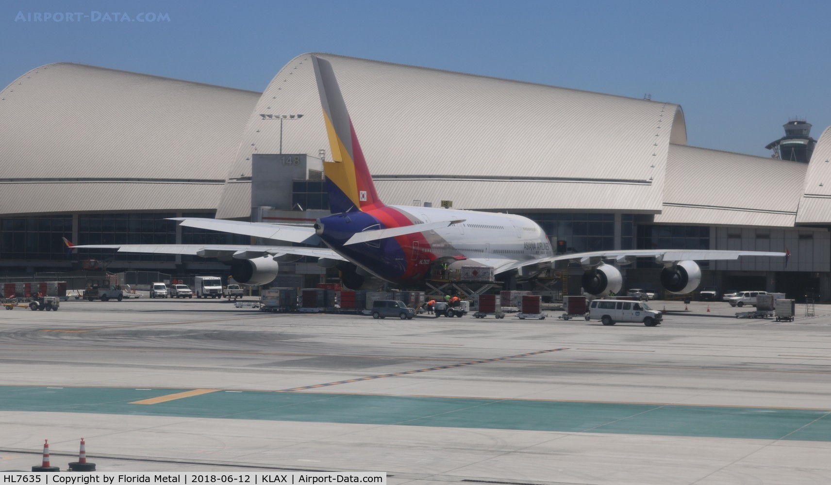HL7635, 2015 Airbus A380-841 C/N 183, LAX 2018