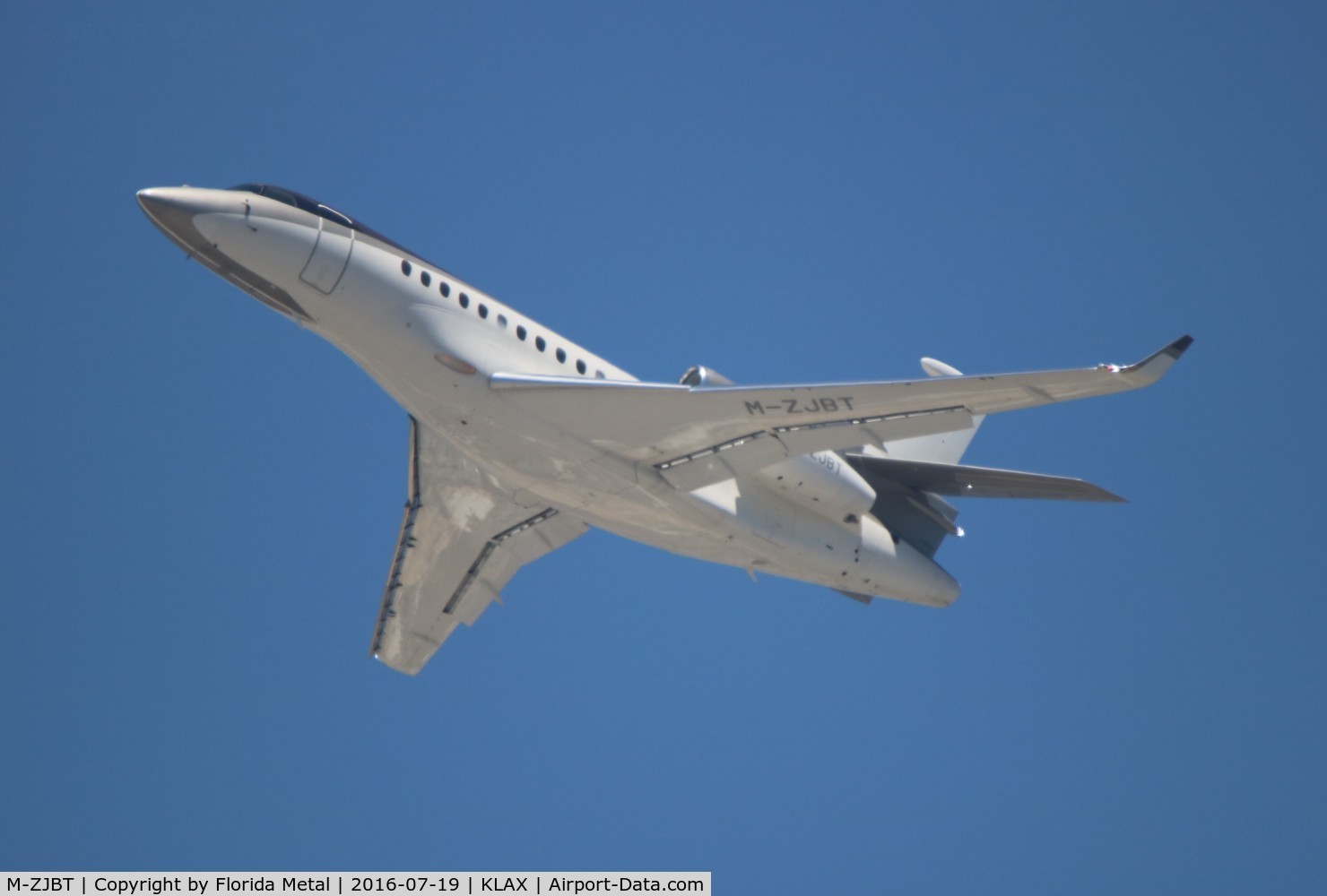 M-ZJBT, 2010 Dassault Falcon 7X C/N 097, LAX 2016