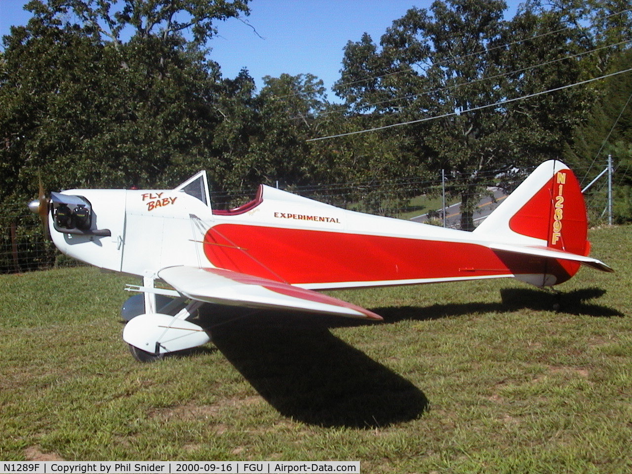 N1289F, 1976 Bowers Fly Baby 1A C/N 564, Collegedale TN