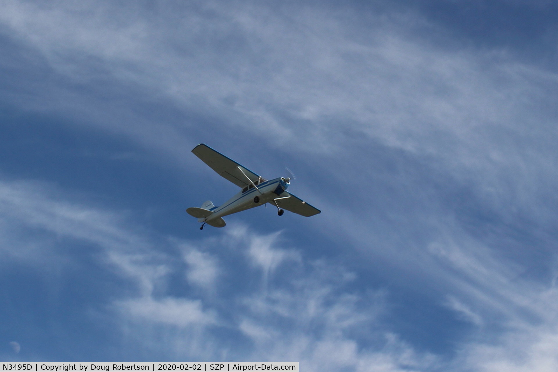 N3495D, 1955 Cessna 170B C/N 27038, 1955 Cessna 170B, Continental O-300 145 Hp 6 cylinder, takeoff climb Rwy 22