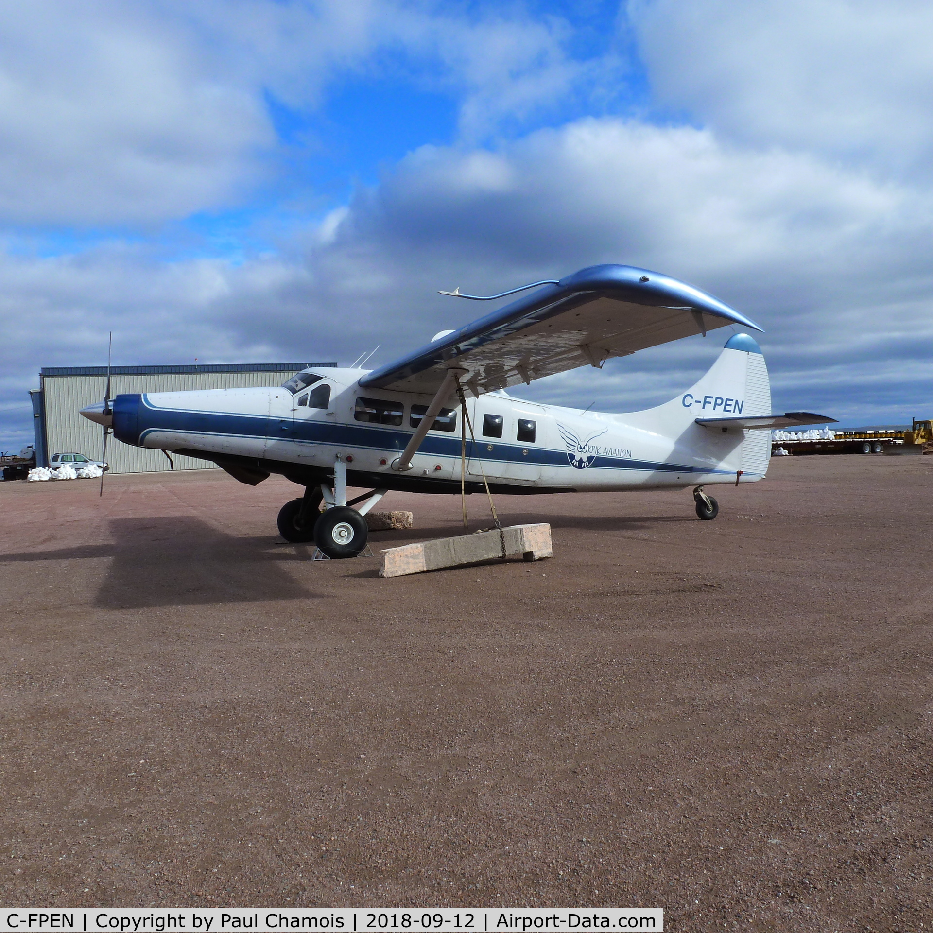 C-FPEN, 1963 De Havilland Canada DHC-3 Otter C/N 439, At Baker Lake (Nunavut) in 2019