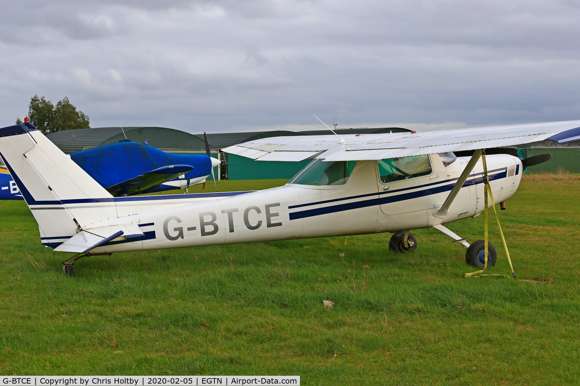 G-BTCE, 1978 Cessna 152 C/N 152-81376, Parked at Enstone Airfield Oxon
