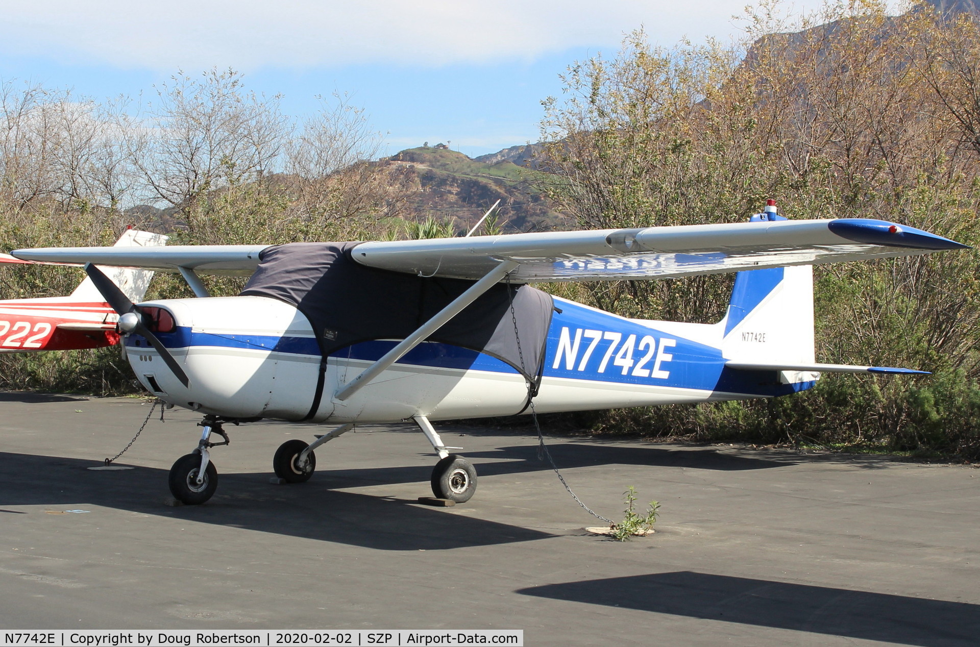 N7742E, 1959 Cessna 150 C/N 17542, 1959 Cessna 150, Continental O-200 100 Hp