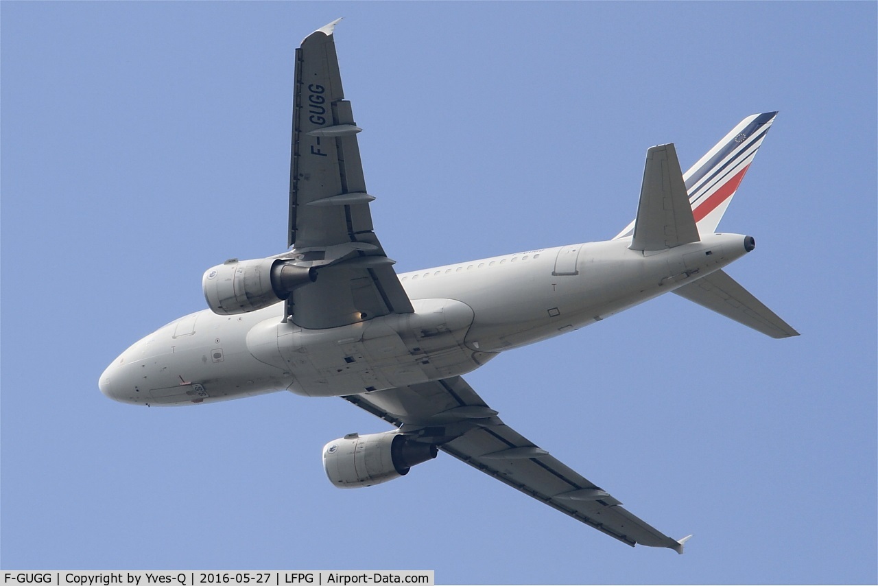F-GUGG, 2004 Airbus A318-111 C/N 2317, Airbus A318-111, Climbing from rwy 27L, Roissy Charles De Gaulle airport (LFPG-CDG)