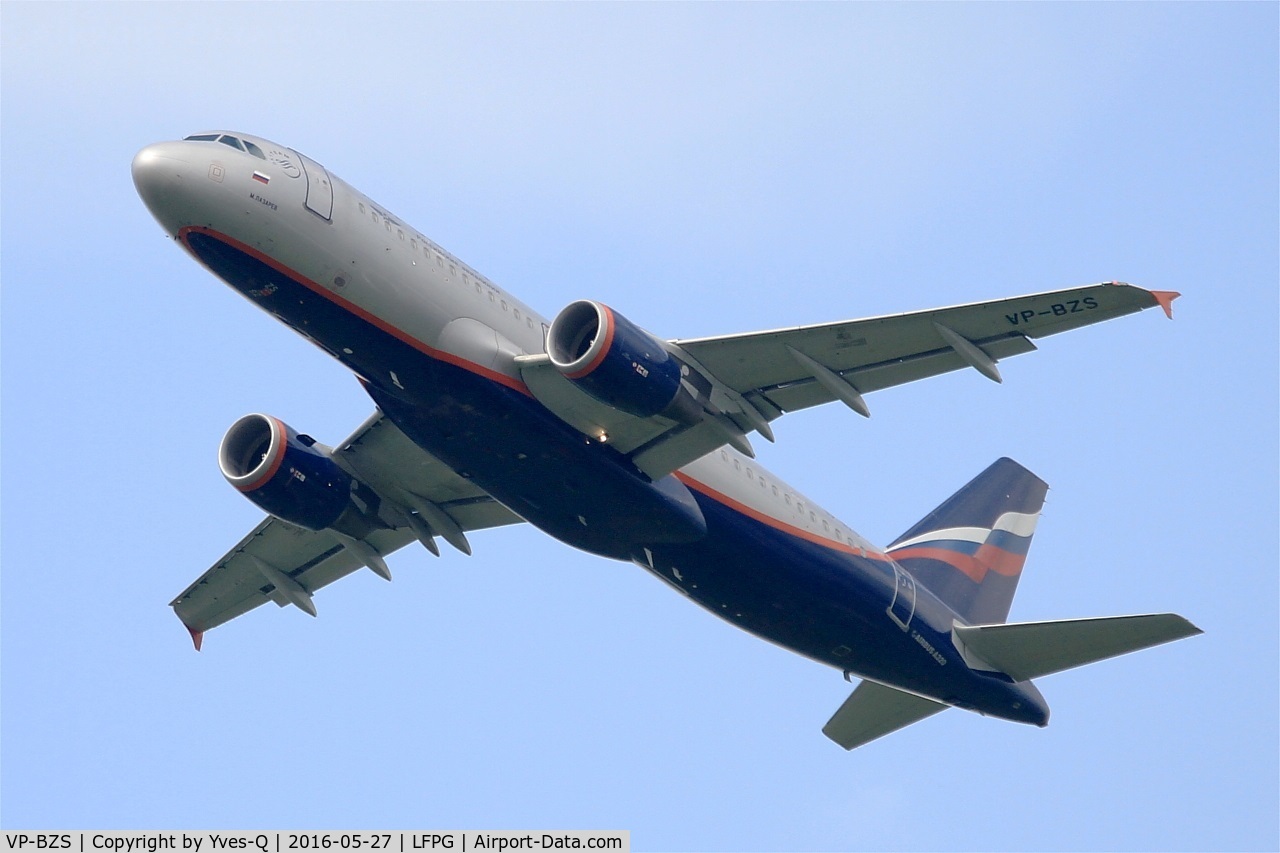 VP-BZS, 2008 Airbus A320-214 C/N 3644, Airbus A320-214, Climbing from rwy 27L, Roissy Charles De Gaulle airport (LFPG-CDG)