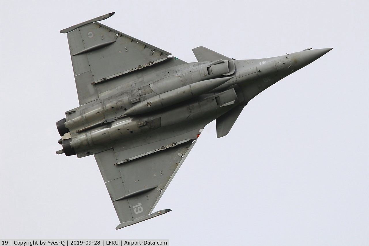 19, Dassault Rafale M C/N 19, Dassault Rafale M, On display display, Morlaix-Ploujean airport (LFRU-MXN) air show 2019