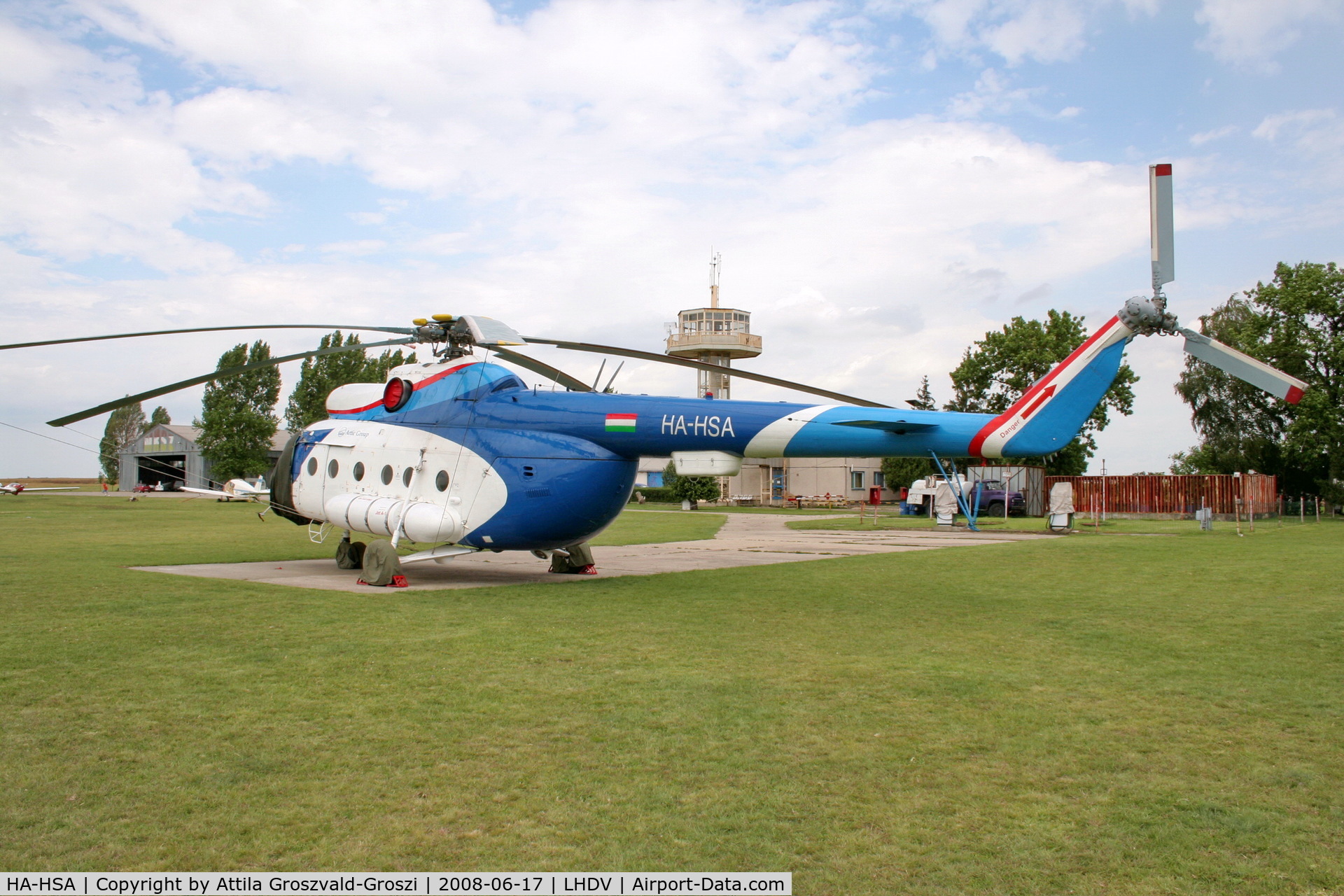 HA-HSA, 1980 Mil Mi-8T C/N 7970, LHDV - Dunaujváros, Baracs-Kisapostag Airport, Hungary