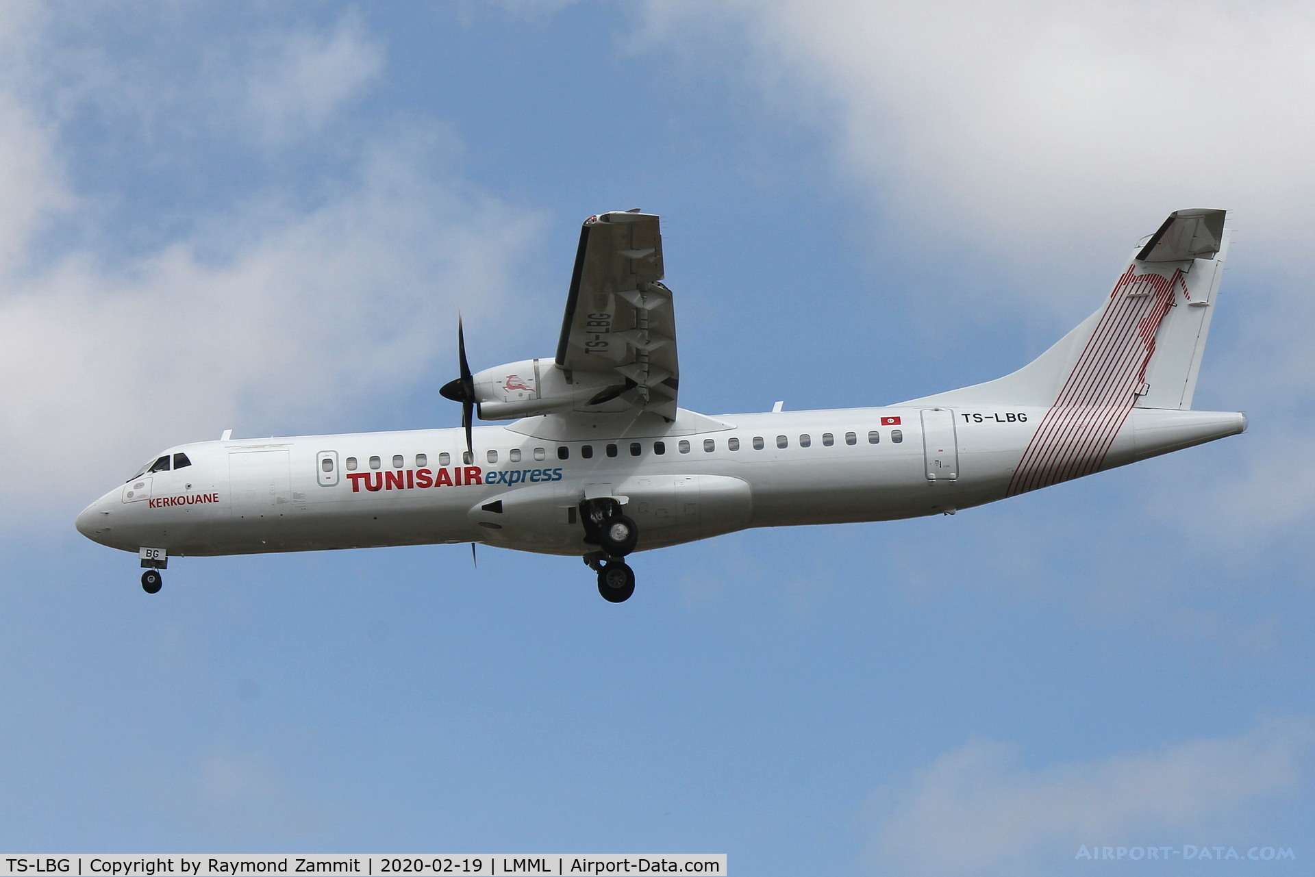 TS-LBG, 2020 ATR 72-600 (72-212A) C/N 1625, ATR-72 TS-LBG Tunisair Express