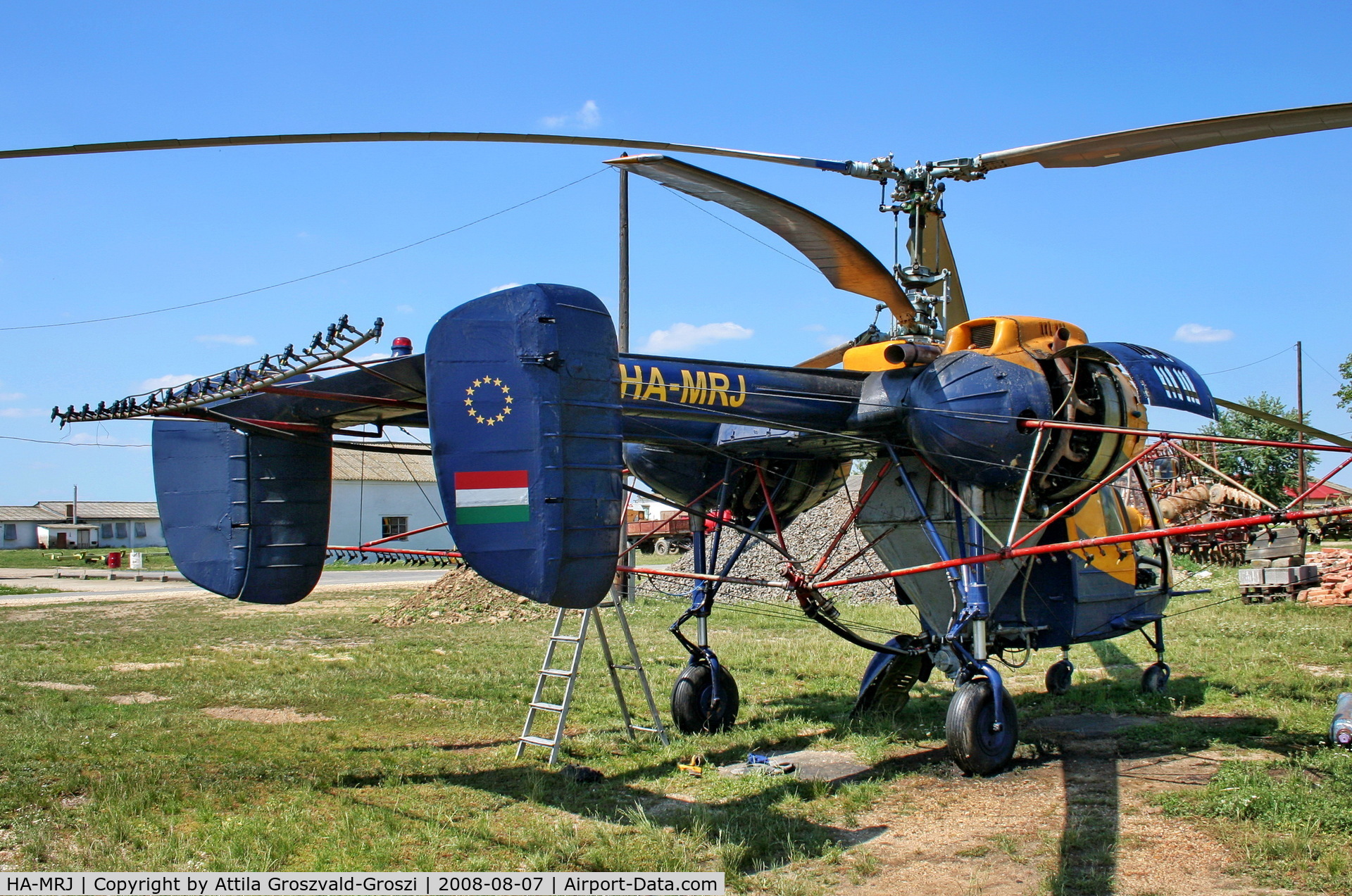 HA-MRJ, 1971 Kamov Ka-26 Hoodlum C/N 7001401, Ikervár agricultural airport and take-off field