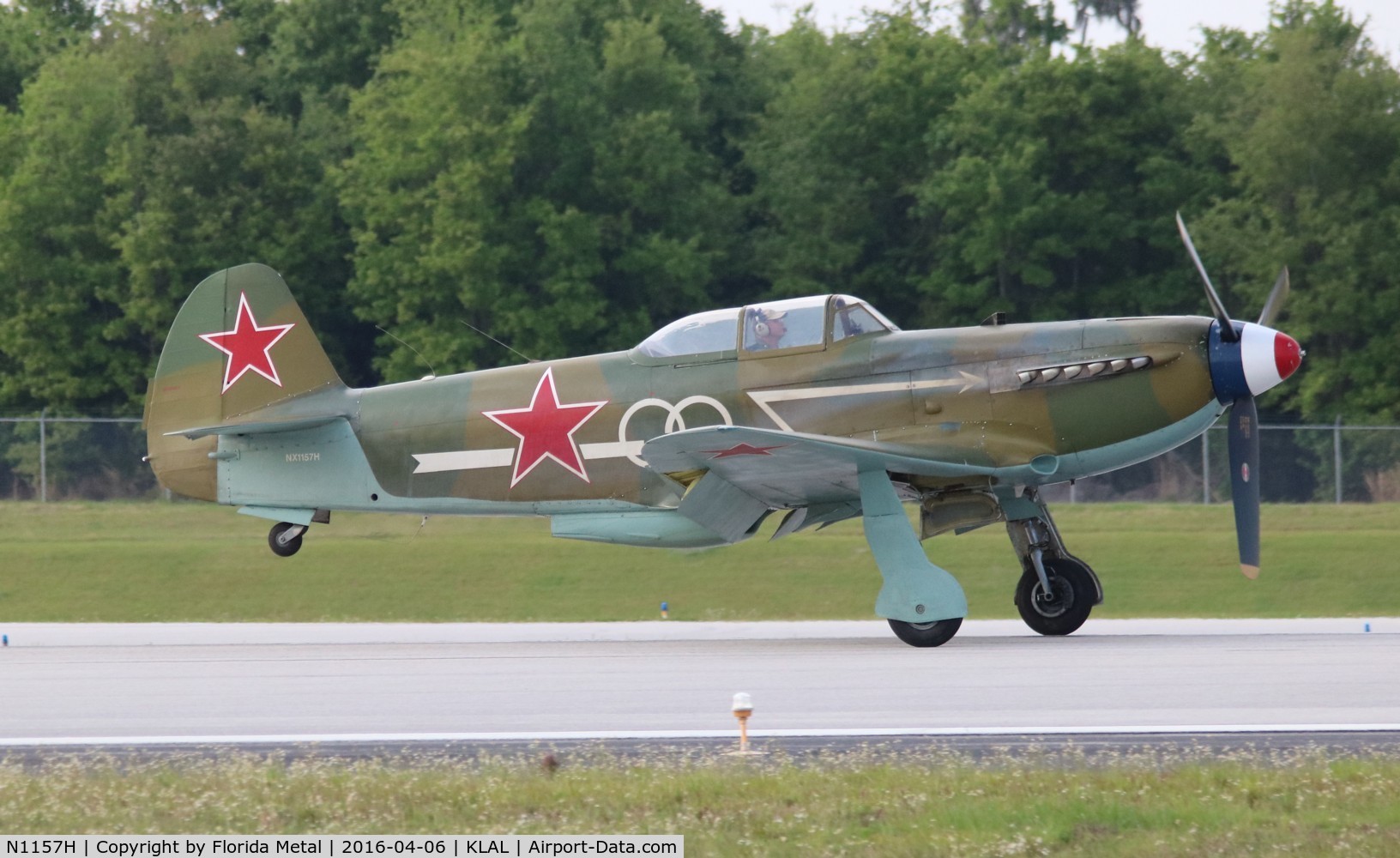 N1157H, 1994 Yakovlev Yak-9U-M C/N 0470402, Yak-9U