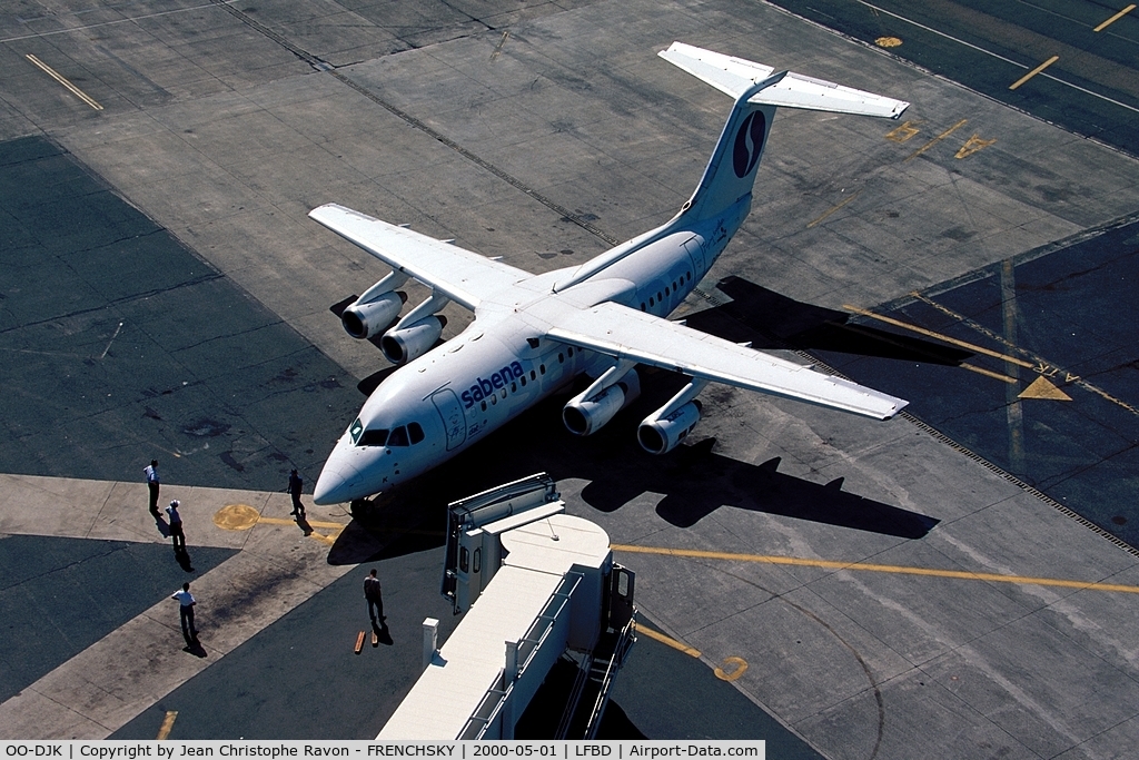 OO-DJK, 1995 British Aerospace Avro 146-RJ85 C/N E.2271, DAT Delta Air Transport - SN Brussels Airlines (now broken up)