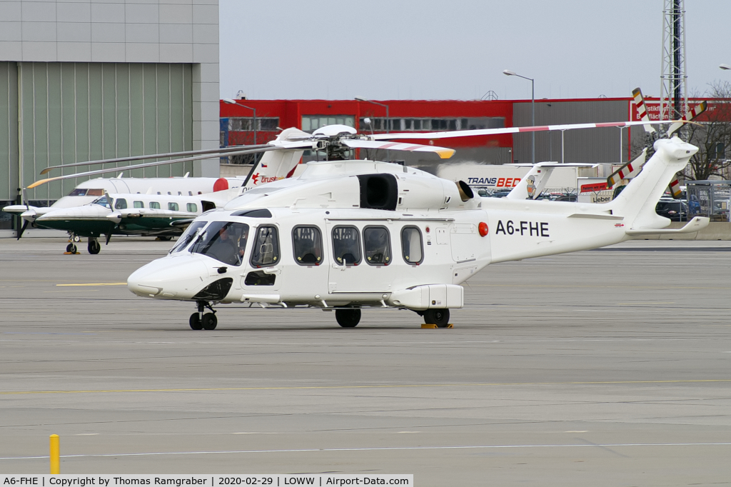 A6-FHE, AgustaWestland AW-189 C/N xxxx, private Agusta-Westland AW-189 (brandnew)