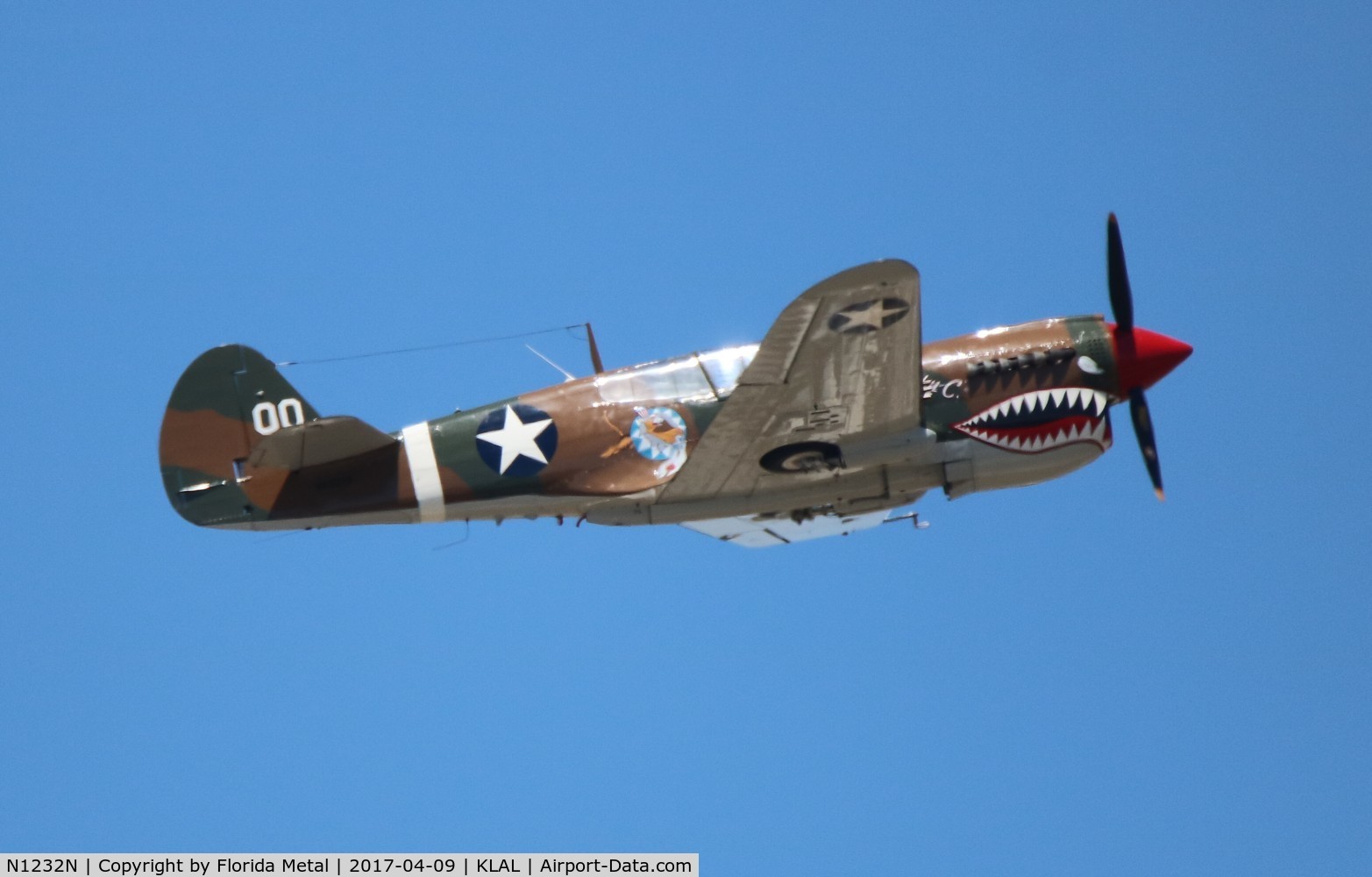 N1232N, 1943 Curtiss P-40N Warhawk C/N 27483, P-40N