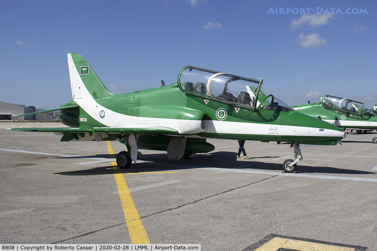 8808, British Aerospace Hawk 65A C/N SA027/331, Park 2