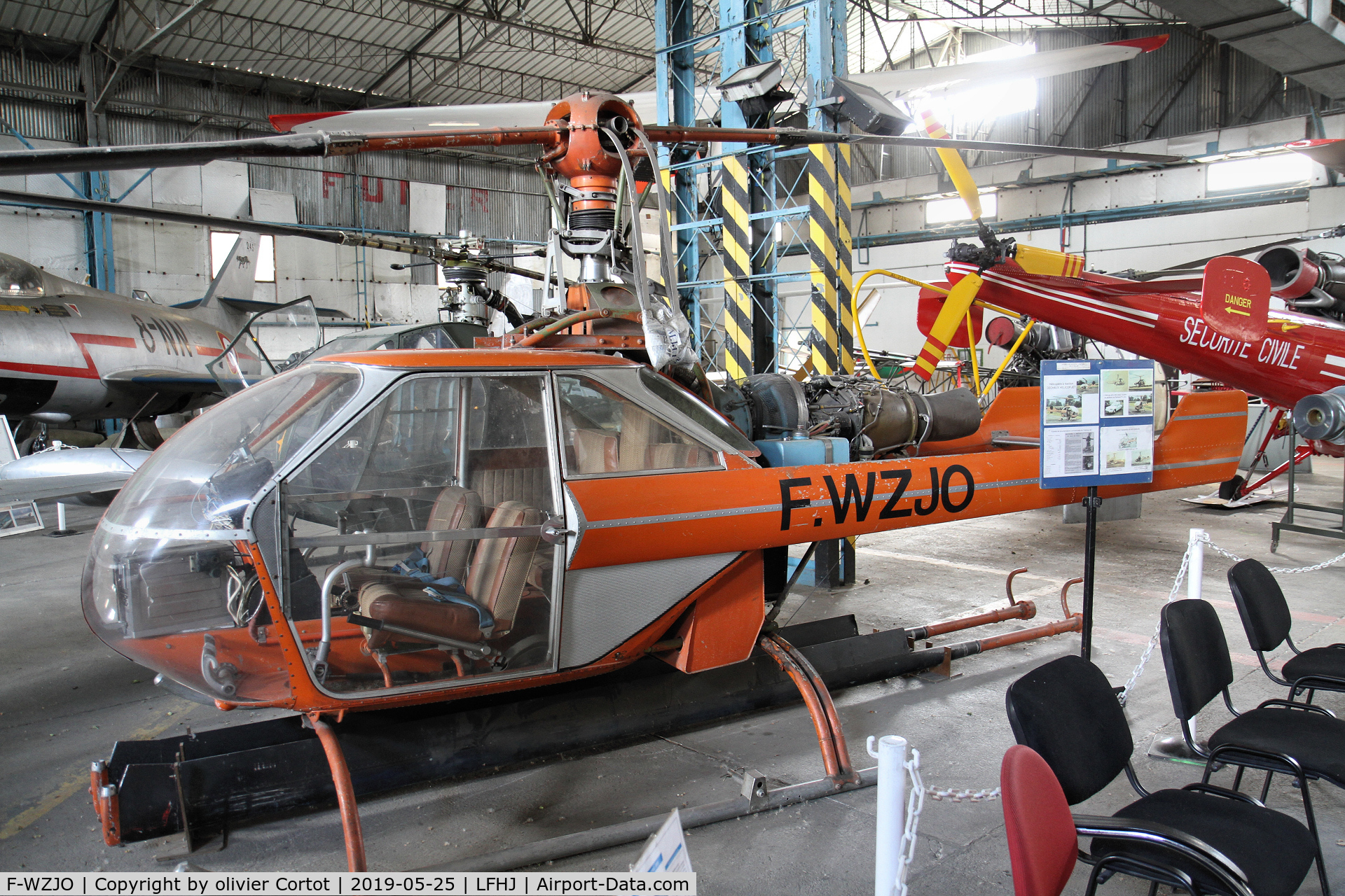 F-WZJO, 1984 Dechaux Helicop-jet C/N 02, this prototype can be found at the Clement Ader Corbas museum