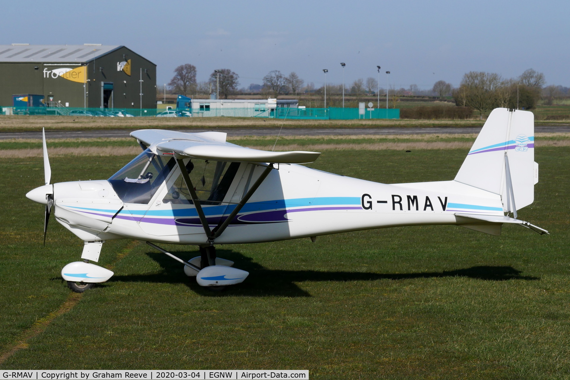 G-RMAV, 2015 Comco Ikarus C42 C/N 1502-7358, Parked at Wickenby.