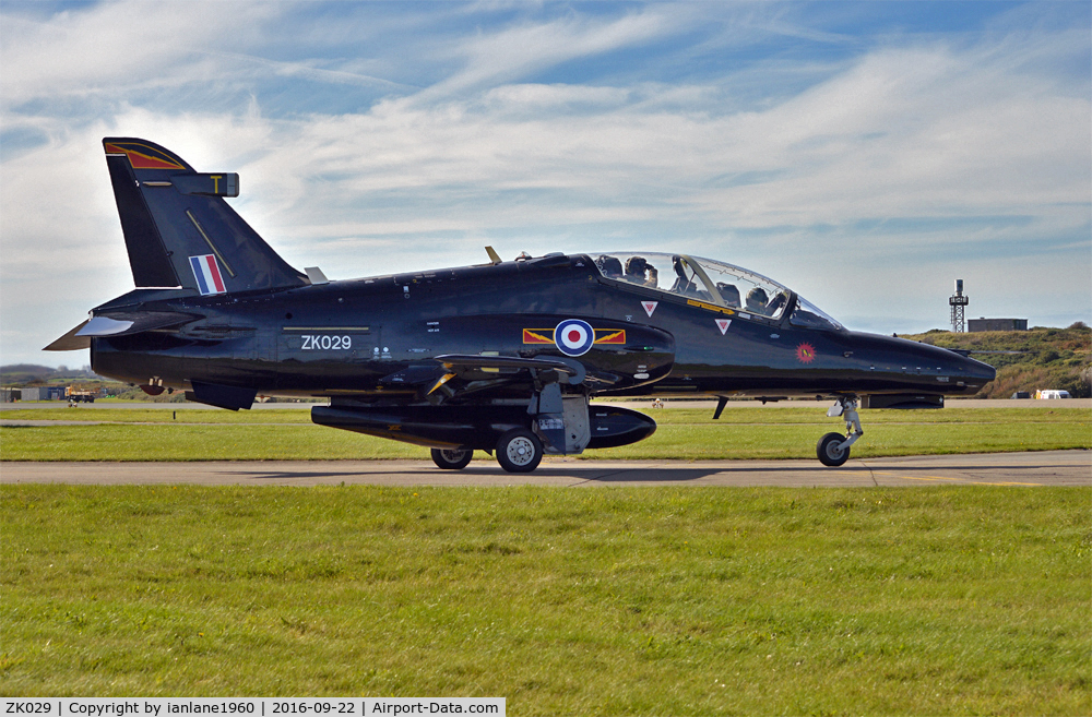 ZK029, 2009 British Aerospace Hawk T2 C/N RT020/1258, RAF Valley