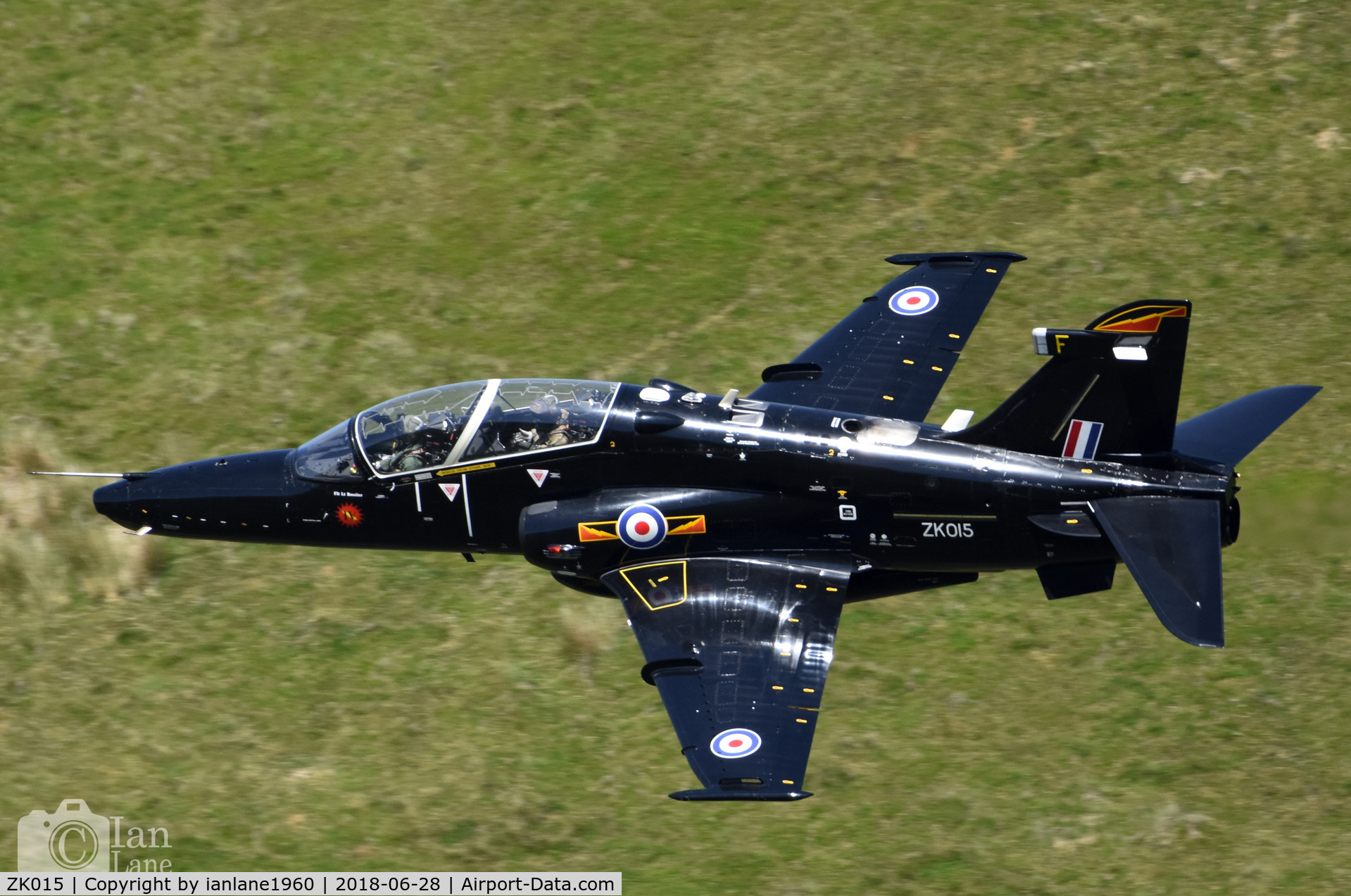 ZK015, 2008 British Aerospace Hawk T2 C/N RT006/1244, LFA07 Mach Loop