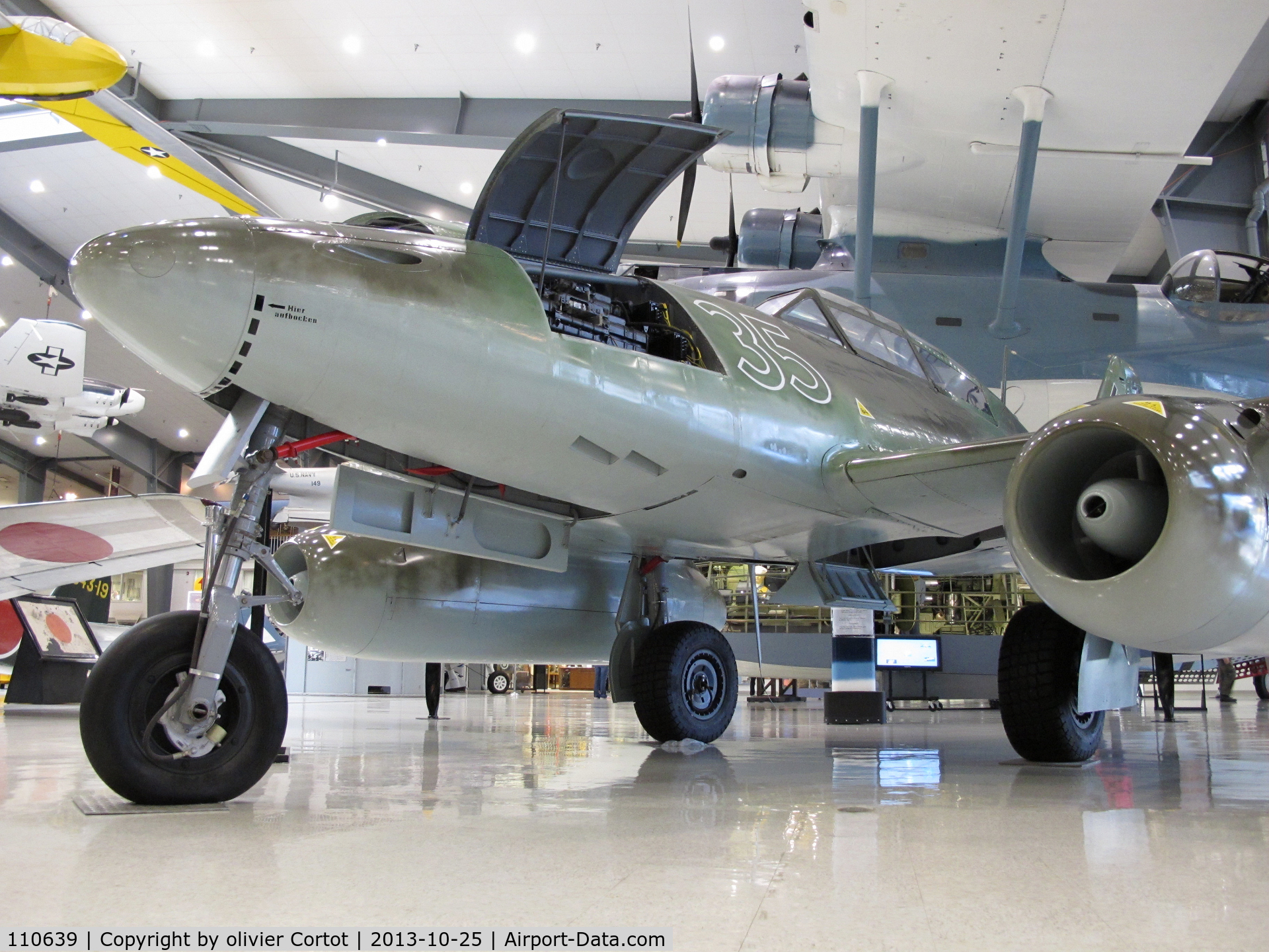 110639, 1942 Messerschmitt Me-262B-1a Schwalbe C/N 110639, beautiful job on this 262
