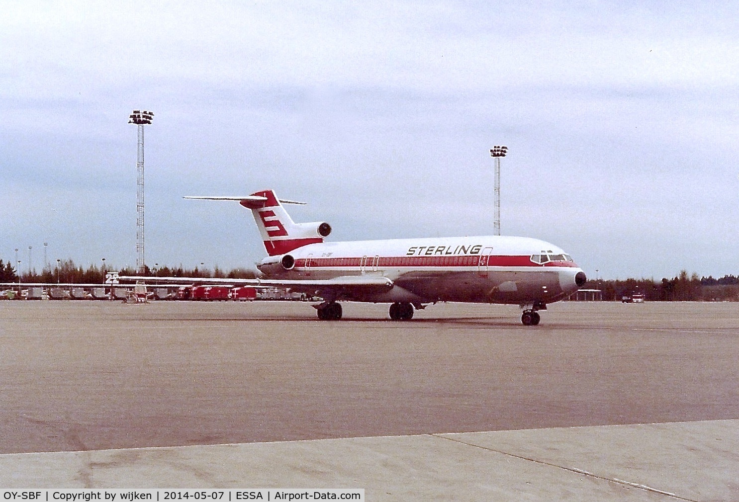 OY-SBF, 1980 Boeing 727-2J4F C/N 22080, Terminal 5