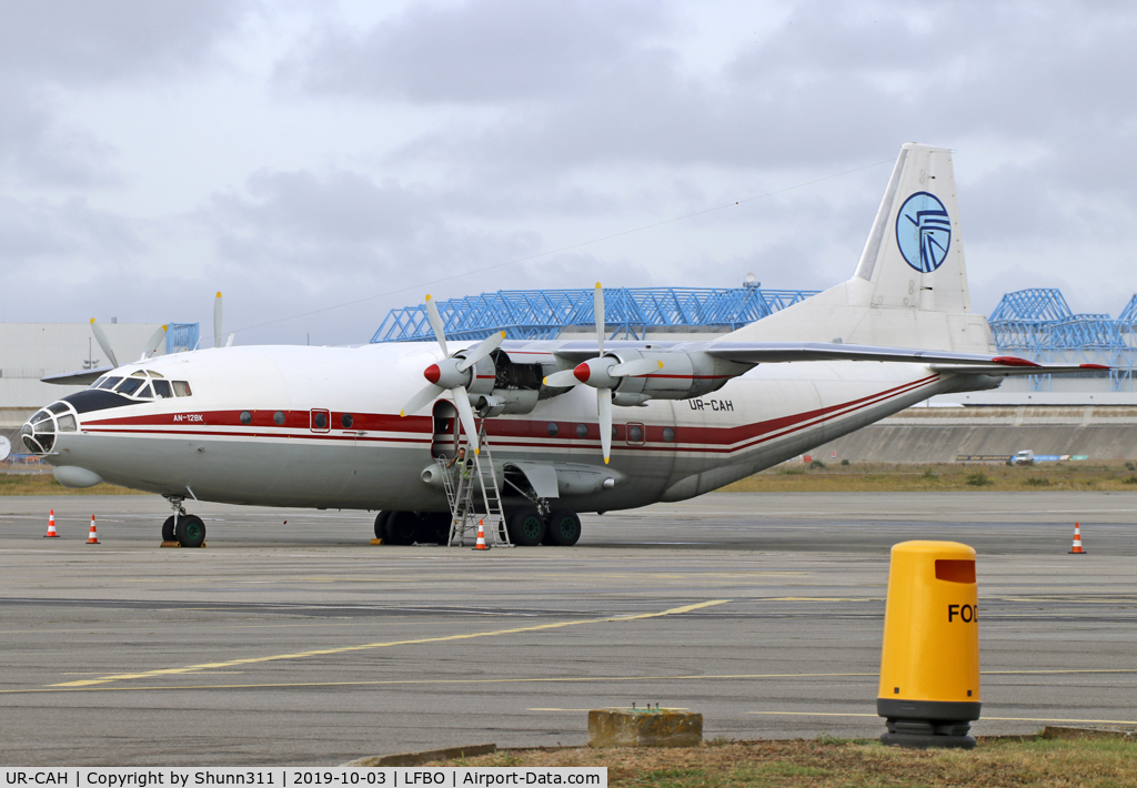 UR-CAH, 1968 Antonov An-30 C/N 8345604, Parked at the Cargo area... W/o 1 day later on approach at Lviv Airport...