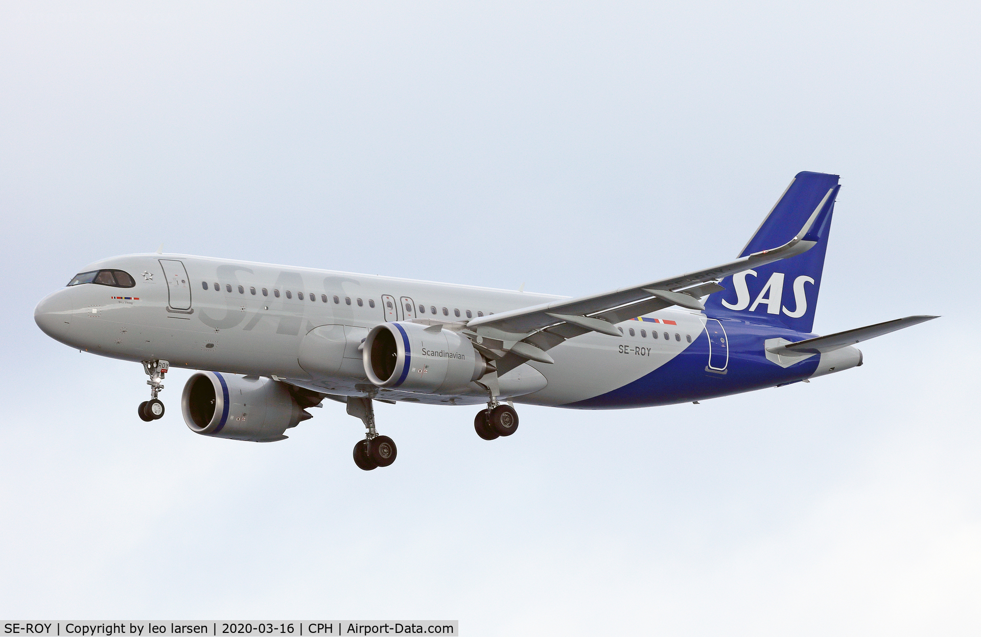SE-ROY, 2019 Airbus A320-251N C/N 9316, Copenhagen 16.3.2020