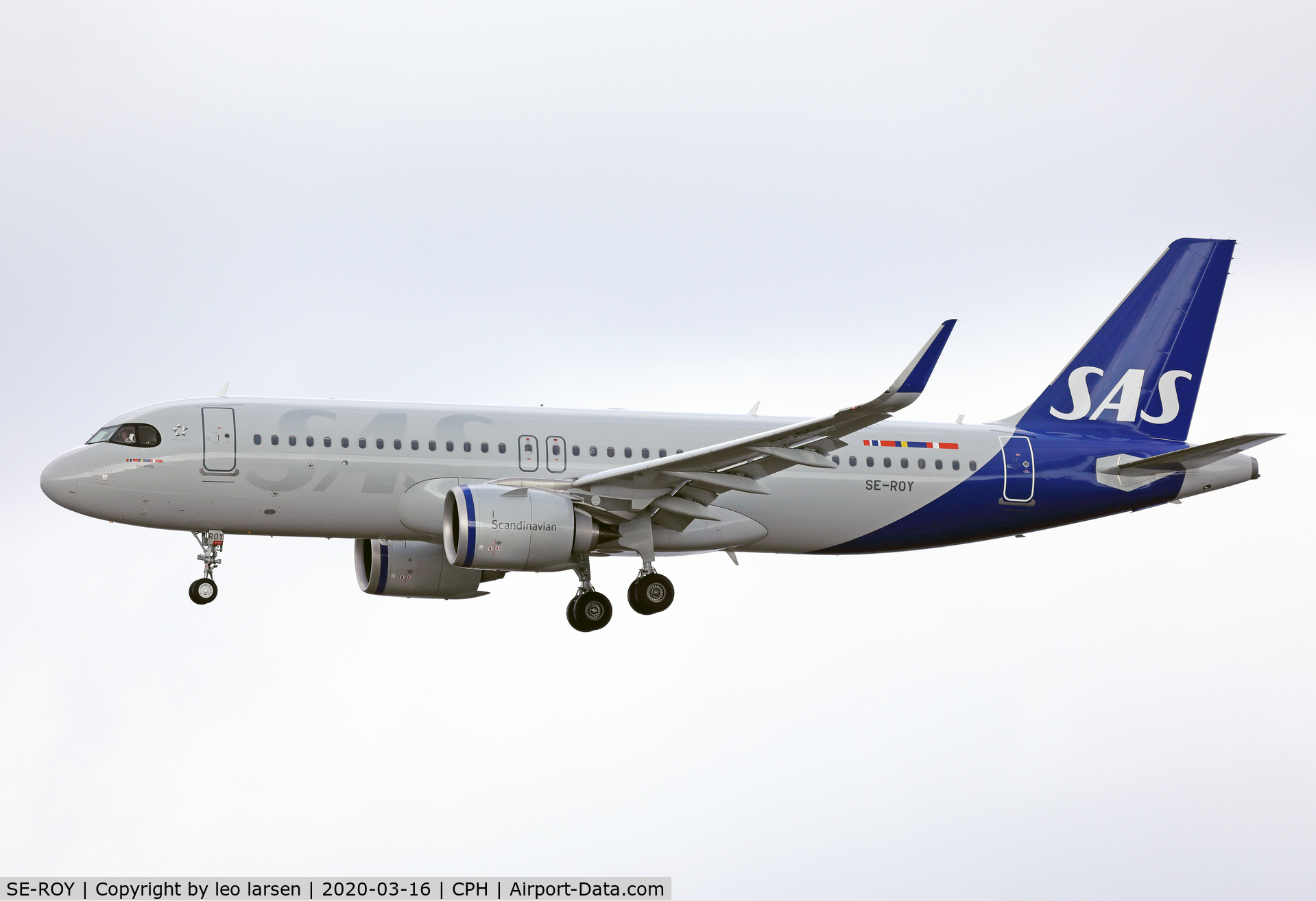 SE-ROY, 2019 Airbus A320-251N C/N 9316, Copenhagen 16.3.2020