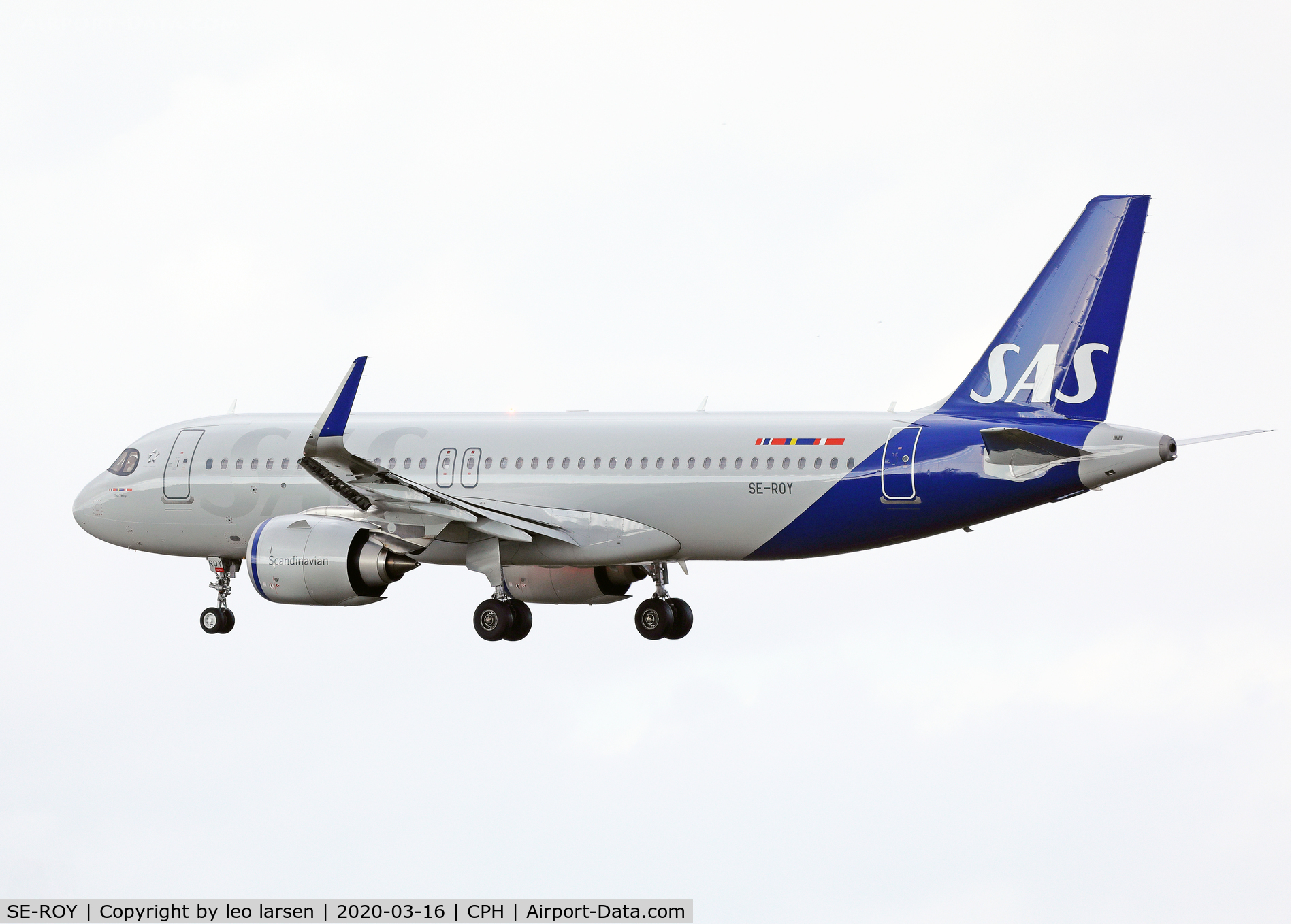 SE-ROY, 2019 Airbus A320-251N C/N 9316, Copenhagen 16.3.2020