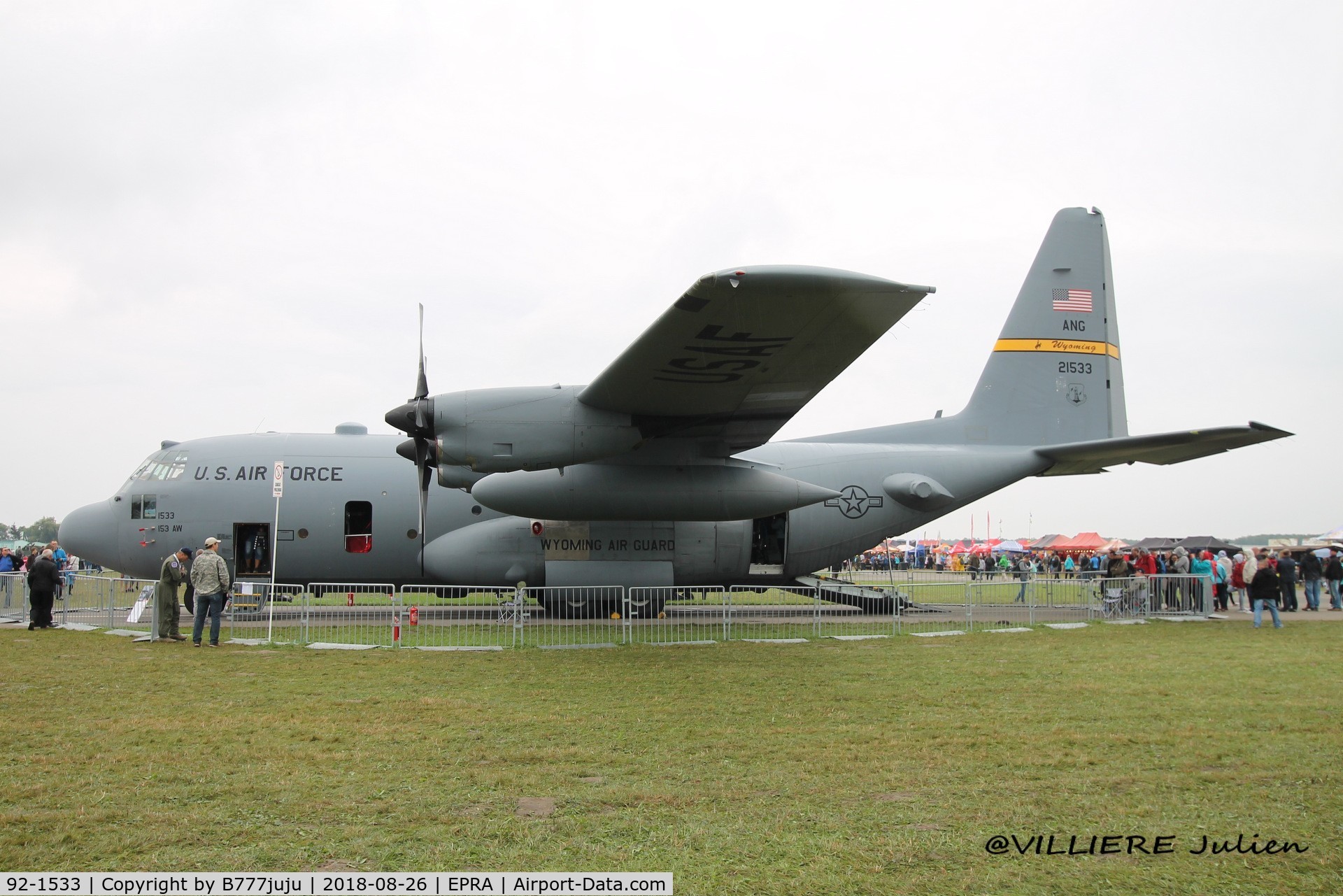 92-1533, 1992 Lockheed C-130H Hercules C/N 382-5322, at Radom