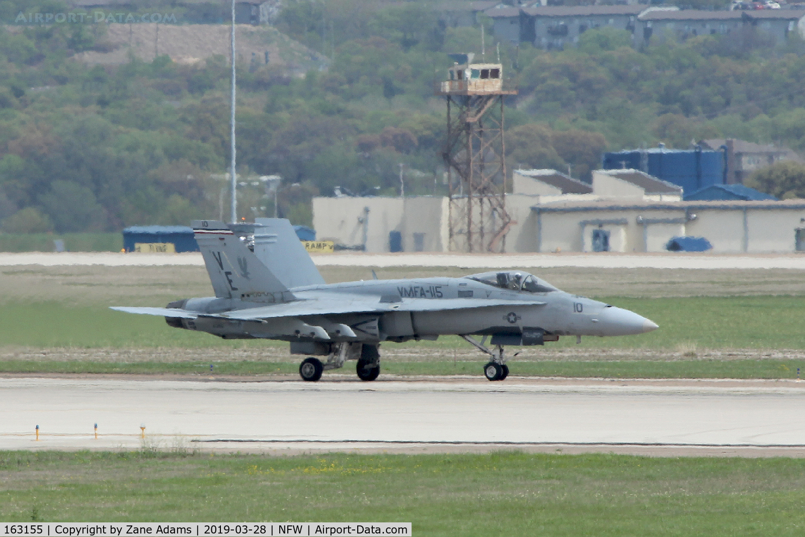 163155, McDonnell Douglas F/A-18A Hornet C/N 0582/A489, At NAS Fort Worth