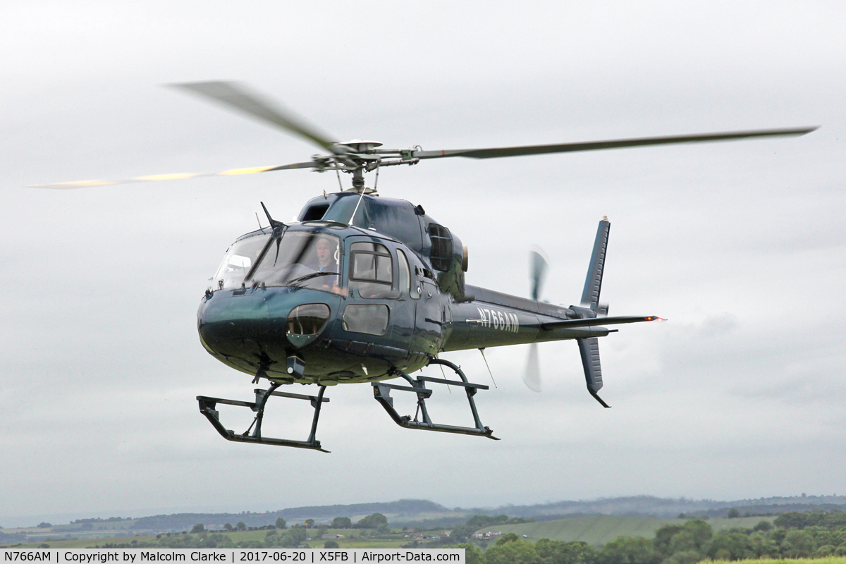 N766AM, 1996 Eurocopter AS-355N Twinstar C/N 5601, Eurocopter AS-355N Twinstar at Fishburn Airfield, UK. June 20th 2017.