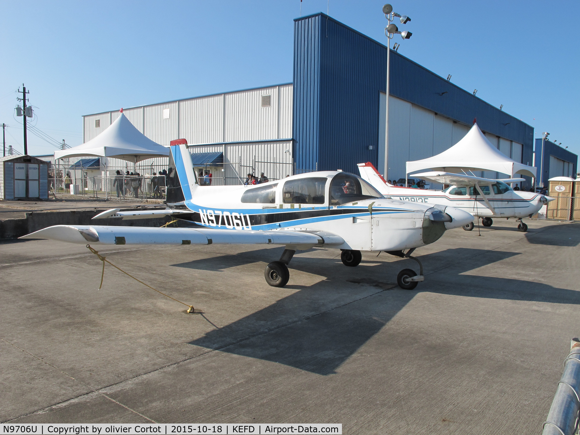 N9706U, 1976 Grumman American AA-5A Cheetah C/N AA5A-0106, Wings over Houston 2015