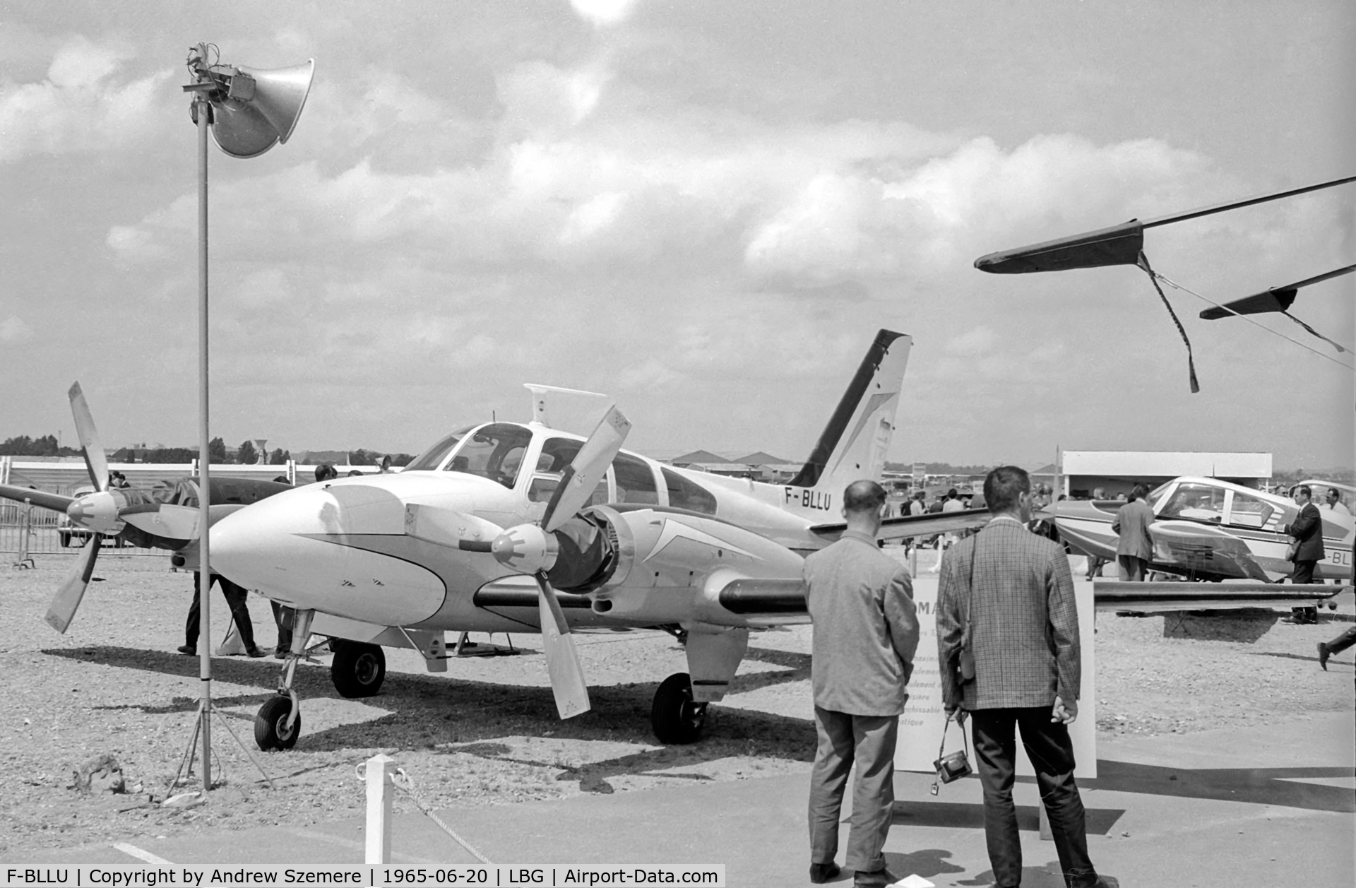 F-BLLU, Beech-SFERMA 60A Marquis C/N 15, Paris Air Show, Le Bourget